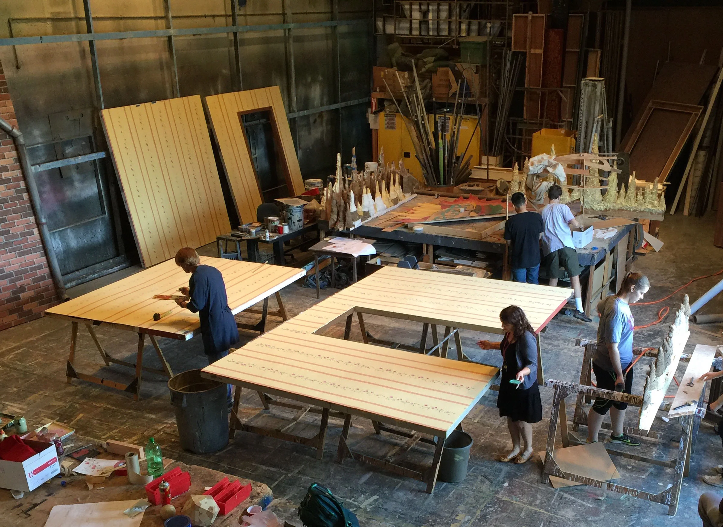 Painting the interior walls