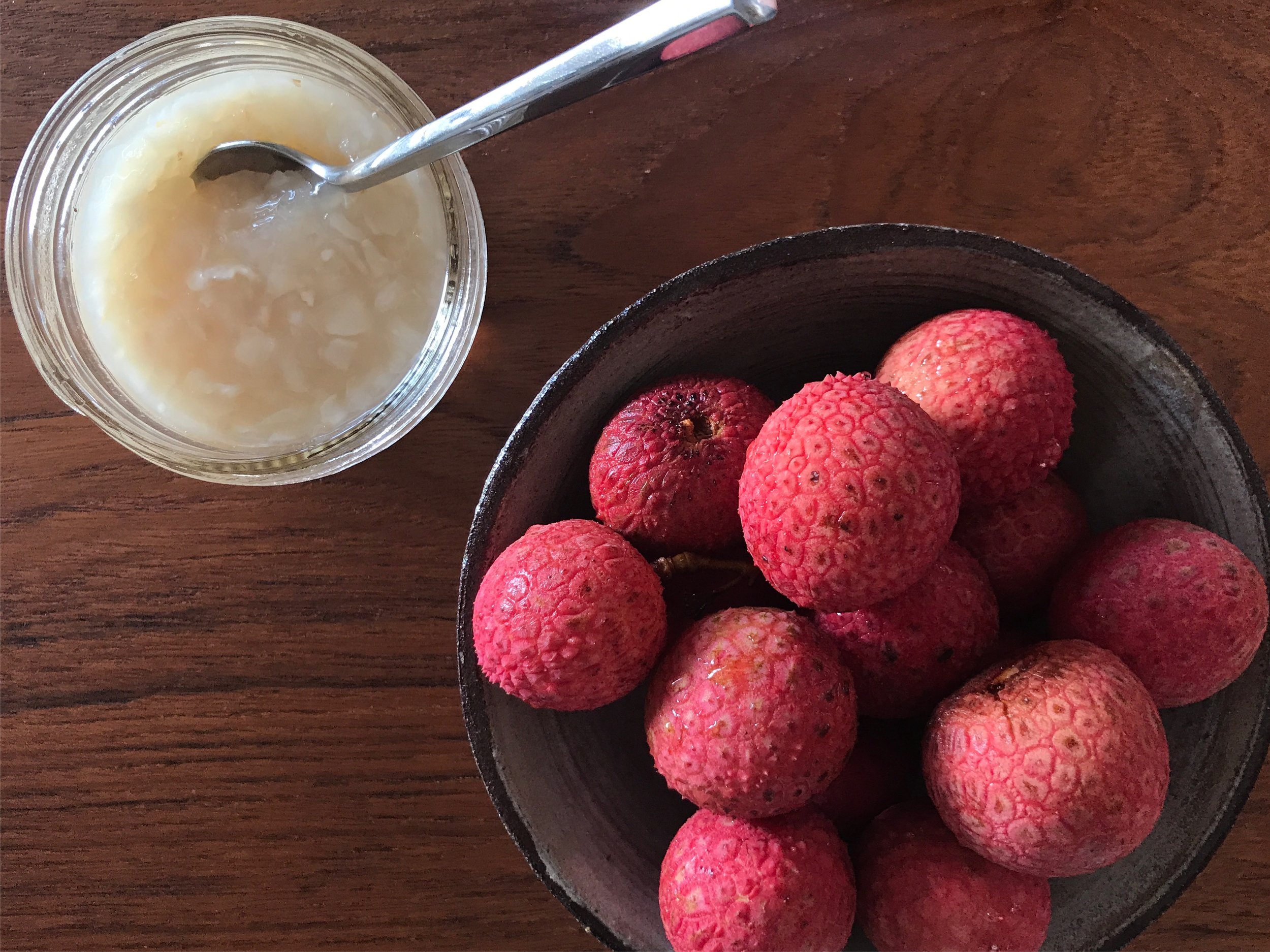Fresh Kaimana lychee &amp; lychee jam from our 2021 harvest