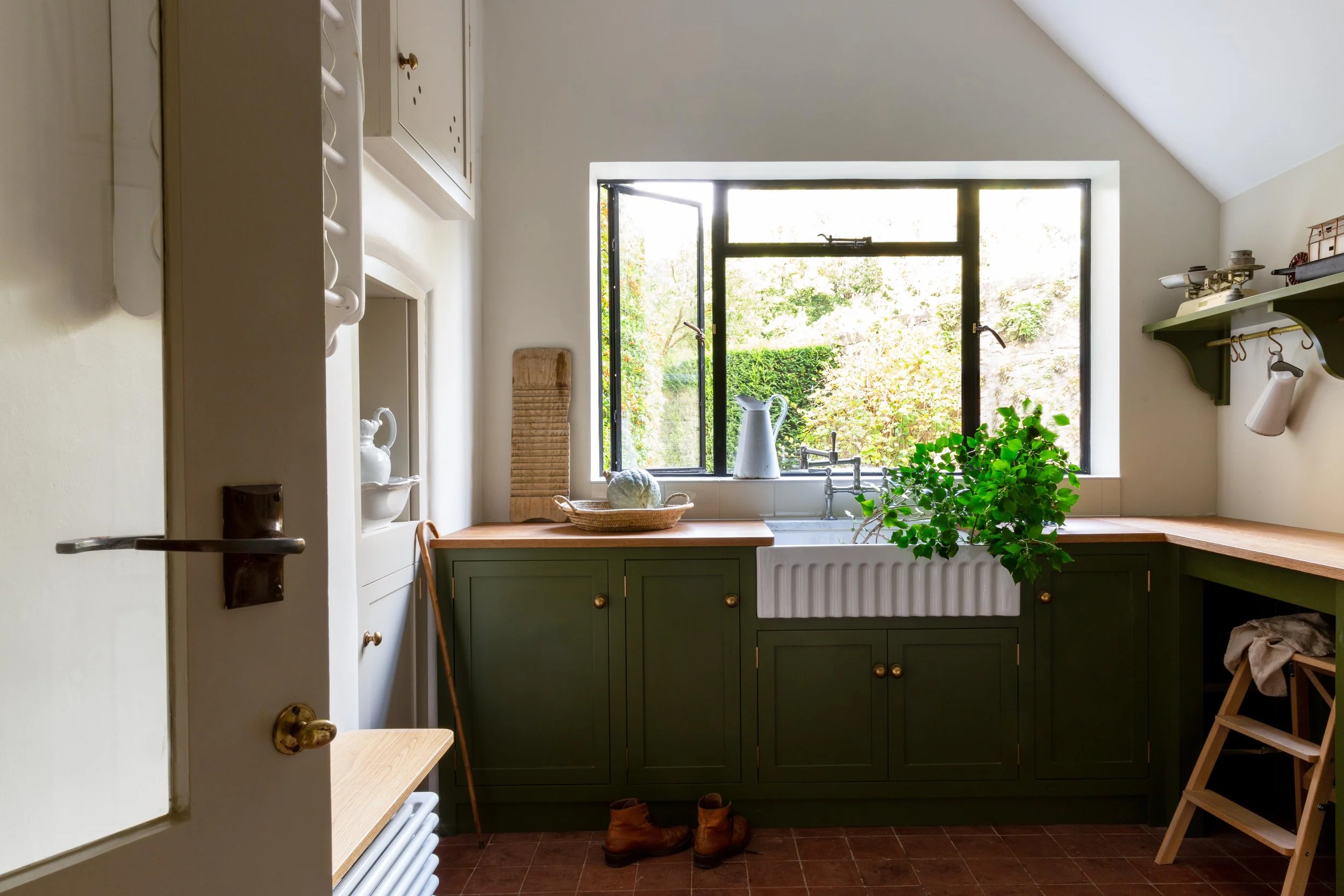Kitchen, utility, boot room styling Caroline Davis stylist, Somerset and London