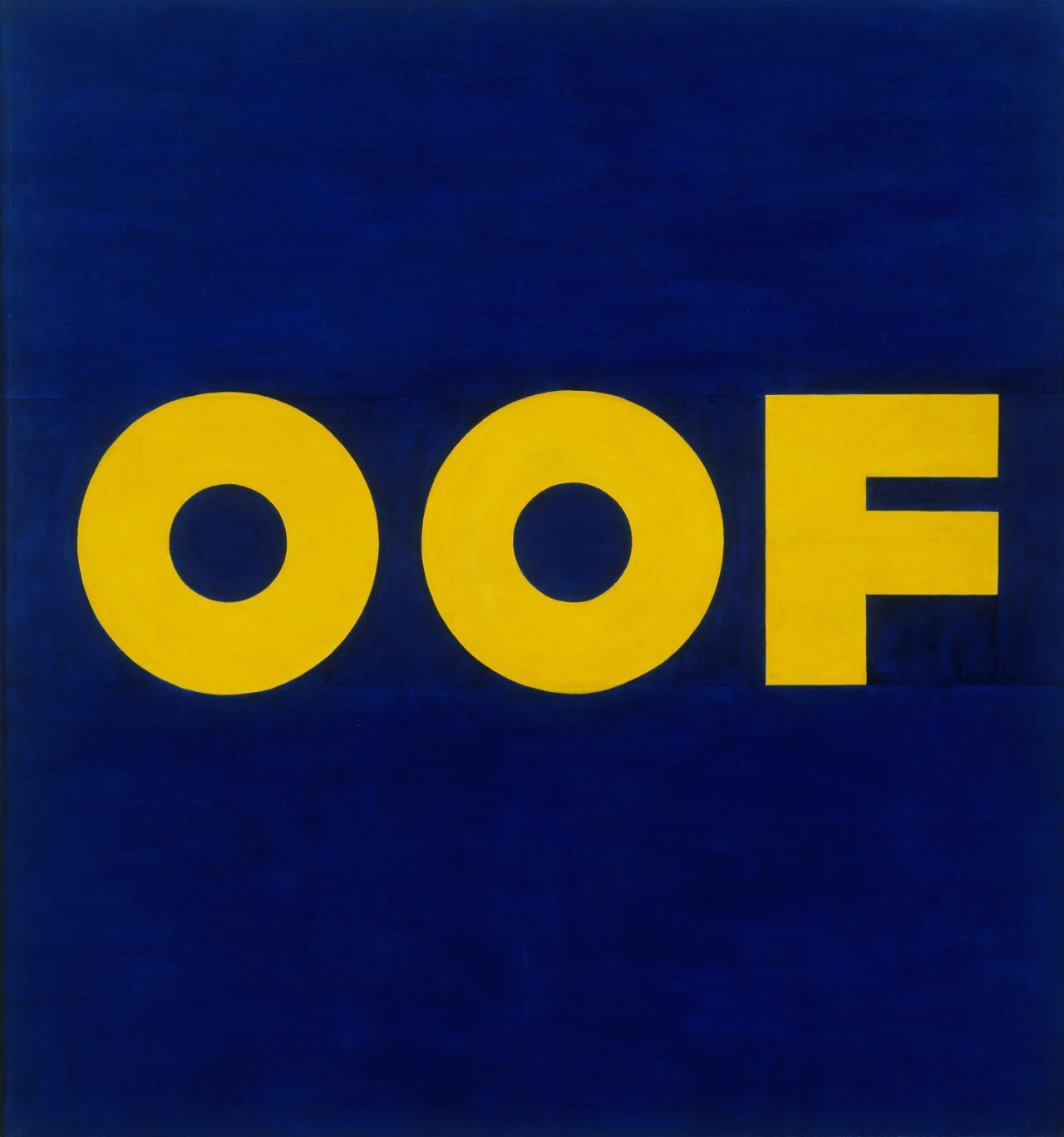 Ed Ruscha, OOF , 1962.