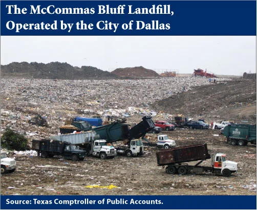 In contrast to the circular economics of recycling, landfilling adheres to the principles a linear ('make, take, dispose of') economy. Consequently, landfilling creates a fraction of the jobs generated by recycling the same resources.