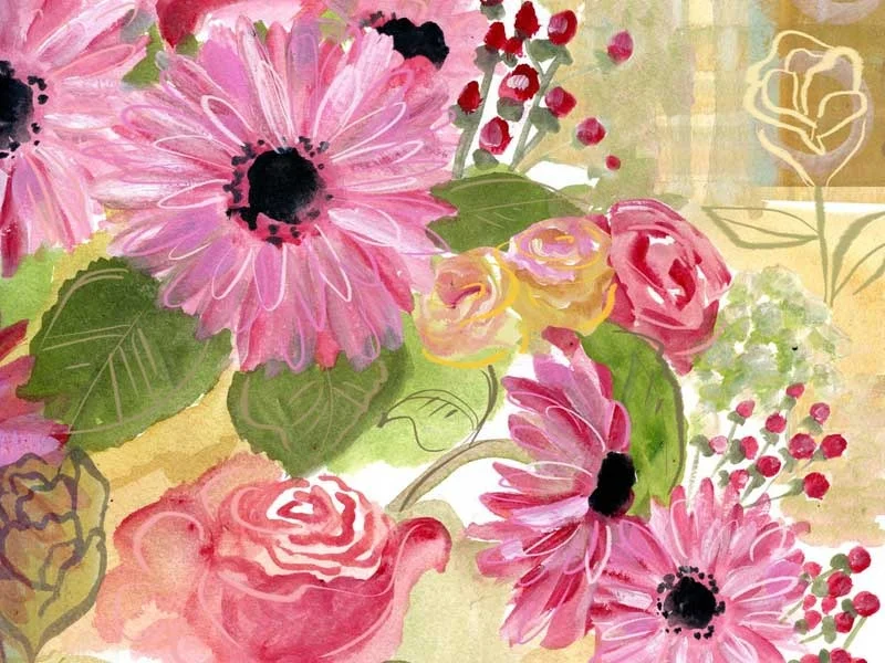 Flower Pattern by Gayle Kabaker