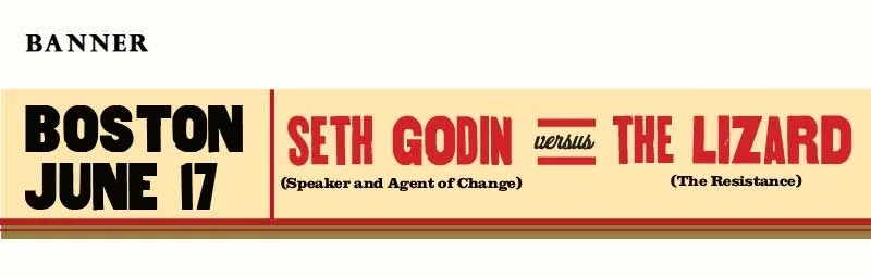 Seth Godin Seminar - Website Banner