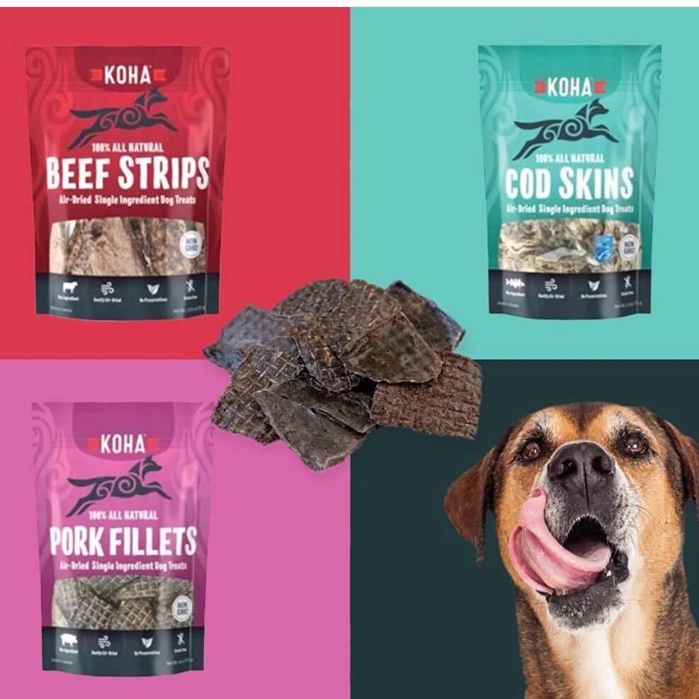 100% All Natural KOHA Single Ingredient Treats are gently air-dried at a low heat to maintain their delicious taste, texture, and nutritional integrity.
On sale this week at 25% off you dog will thank you!!!
@kohapetfood