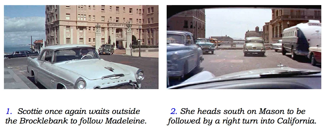 Vertigo - Scottie Follows Madeleine - 6