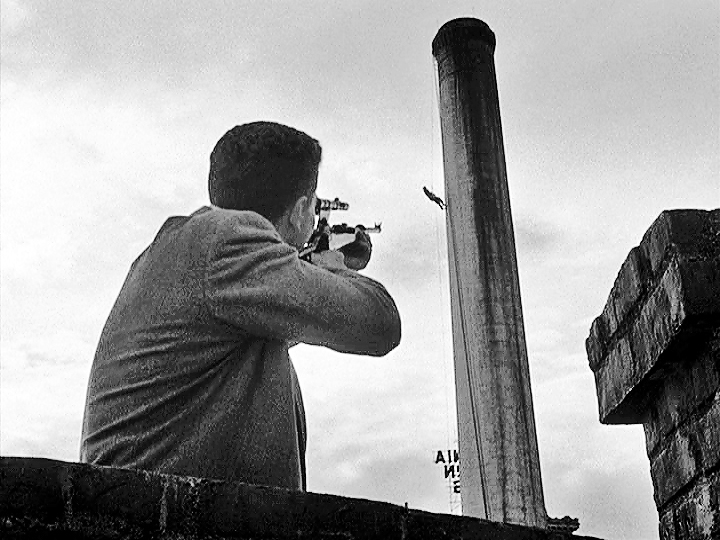 The Sniper - Fifth Victim, on the Smokestack
