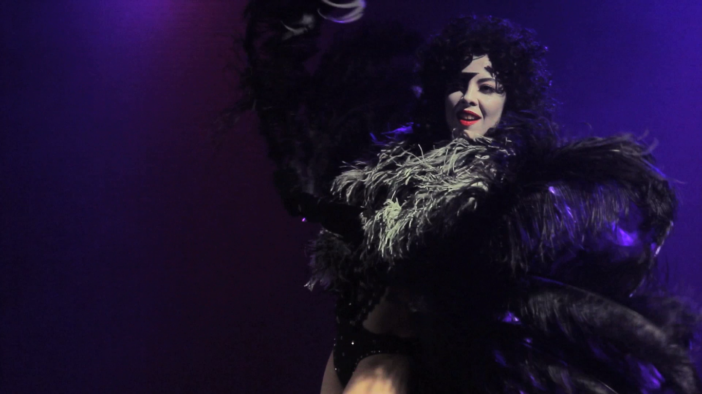 Diamondback Annie at Metalesque Fest 2018 in Portland, OR (still from video shot by Kenneth Watson / Watson Cinematics)