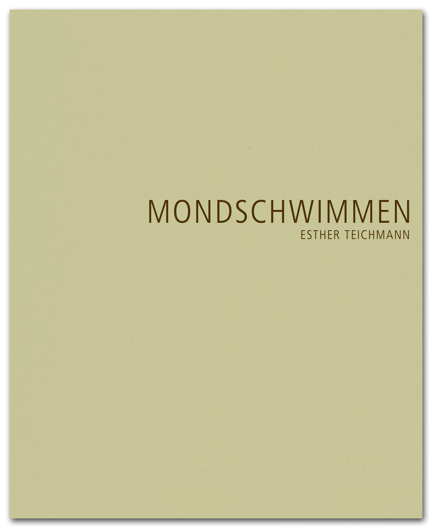 KÜNSTLERBUCH Anlässlich der Ausstellung erscheint das Künstlerbuch "MONDSCHWIMMEN“ in Kleinauflage. Mit zahlreichen Abbildungen und drei Kurzgeschichten von Esther Teichmann (deutsch / englisch).