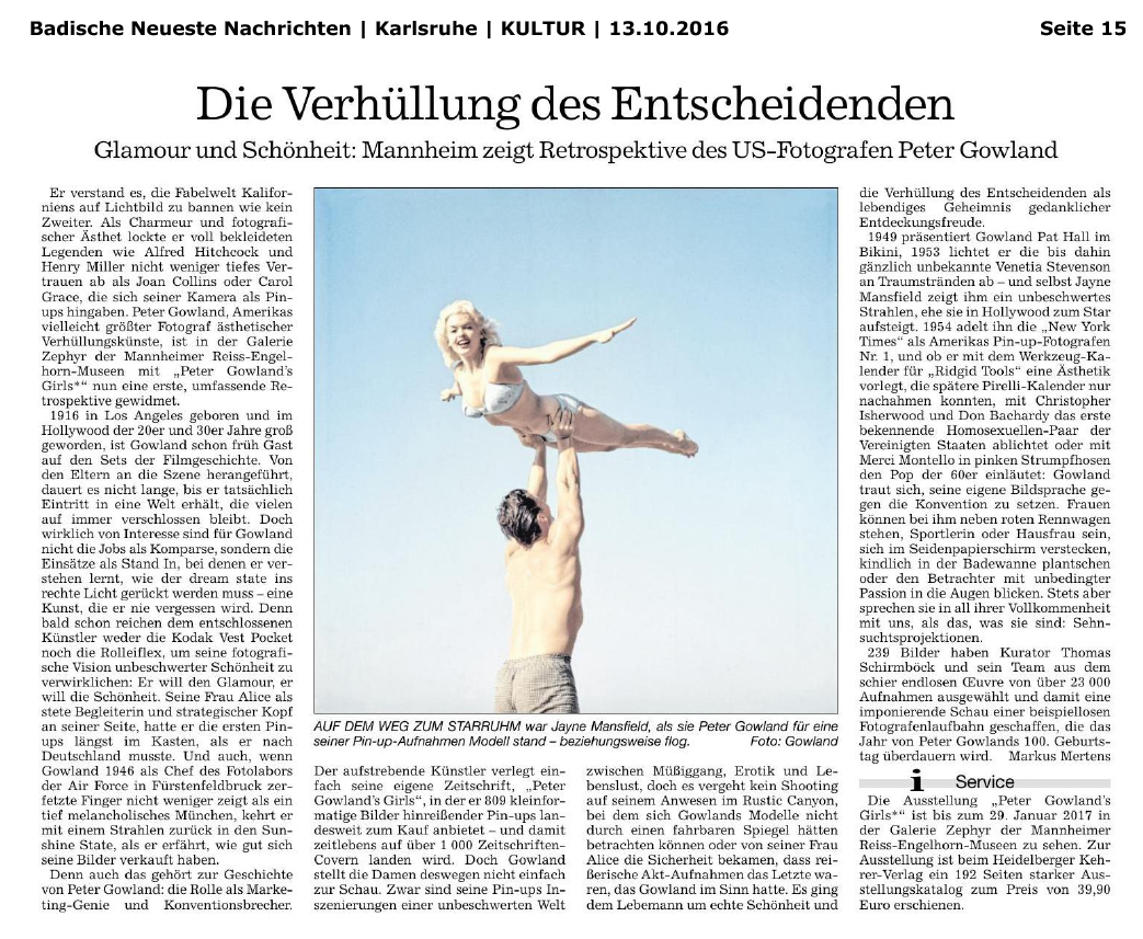 Badische Neuste Nachrichten, 13.10.2016