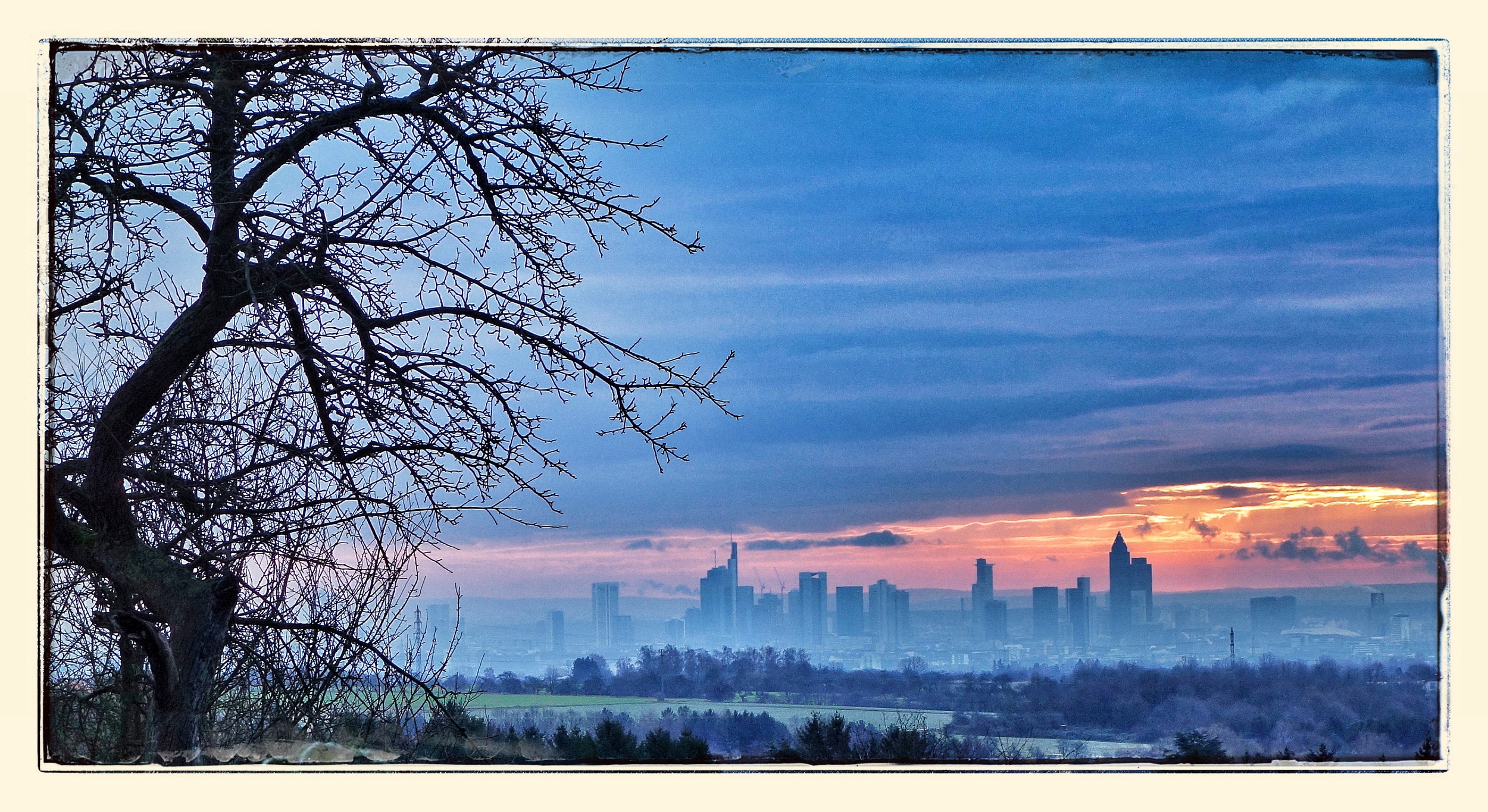    Frankfurt Skyline from Kronberg   