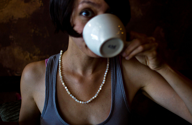 My mother, her pearls, our life under water.