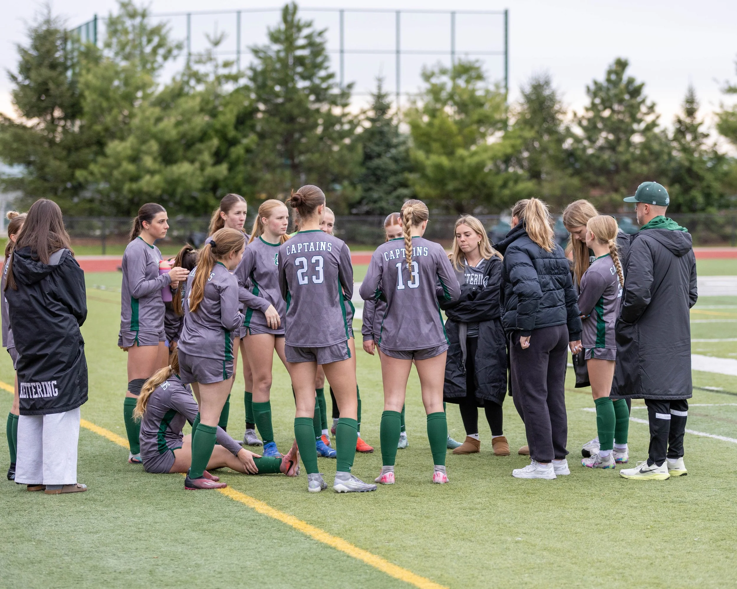 Team huddle
