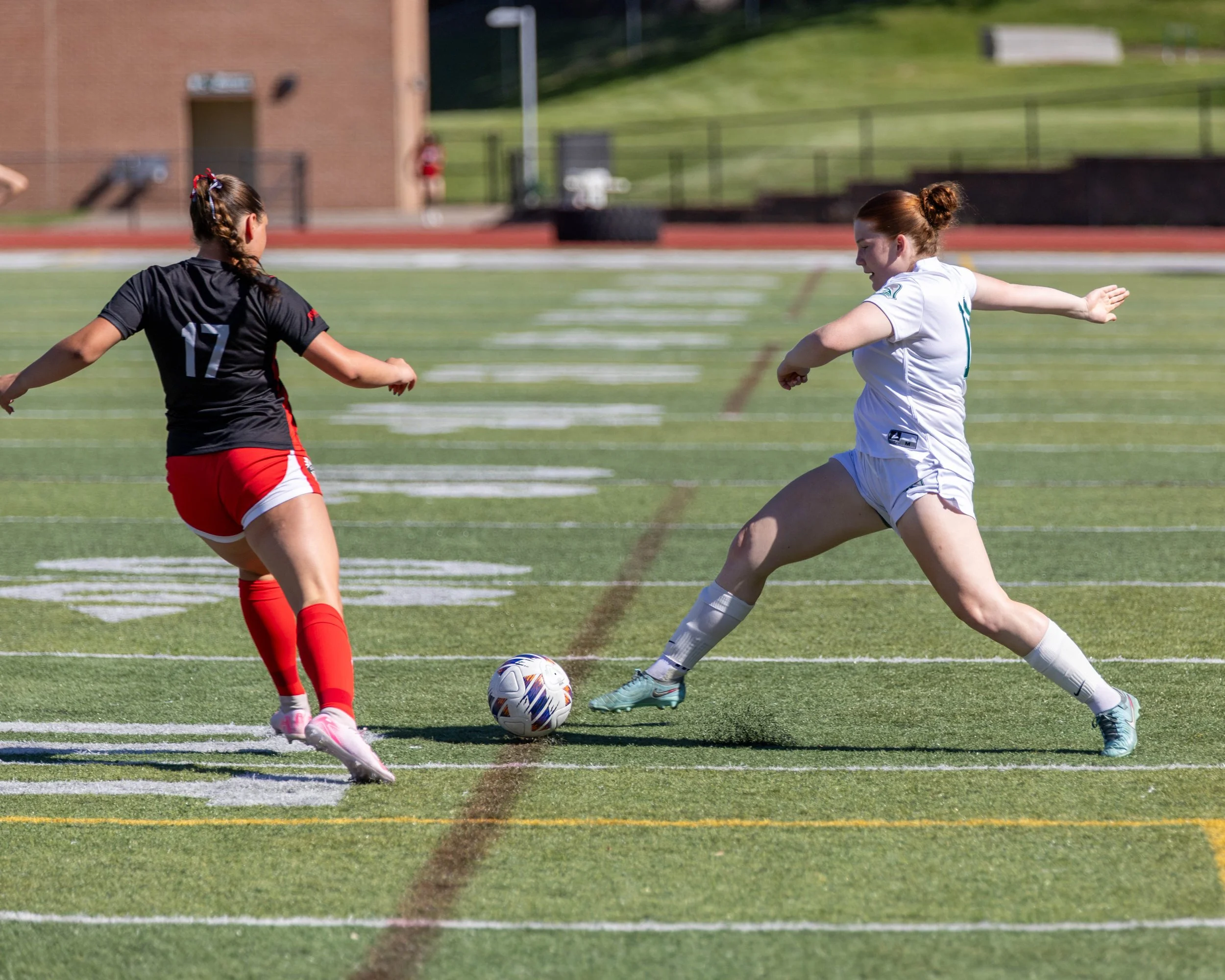 #16 passes the ball