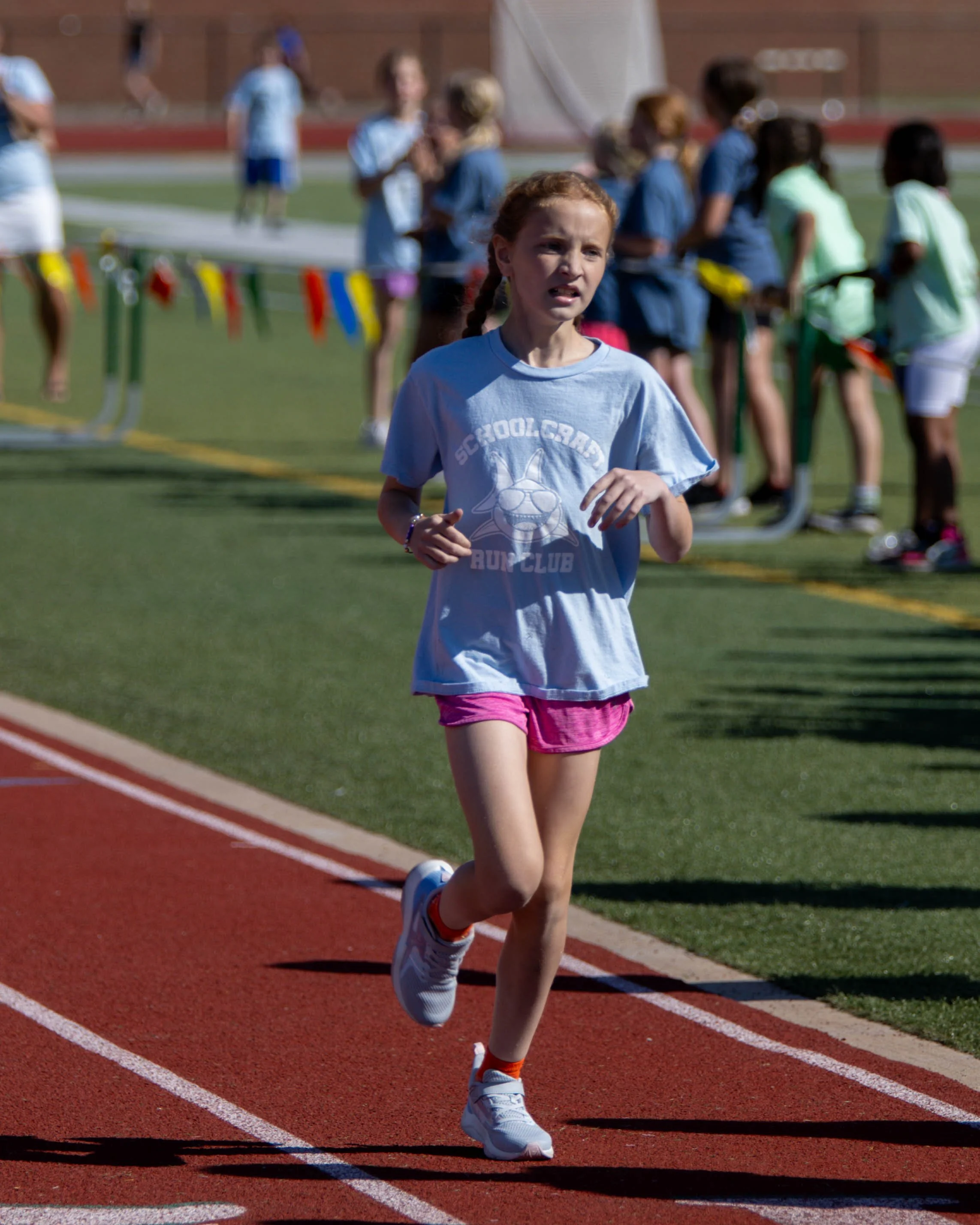 Schoolcraft runner finishes the race