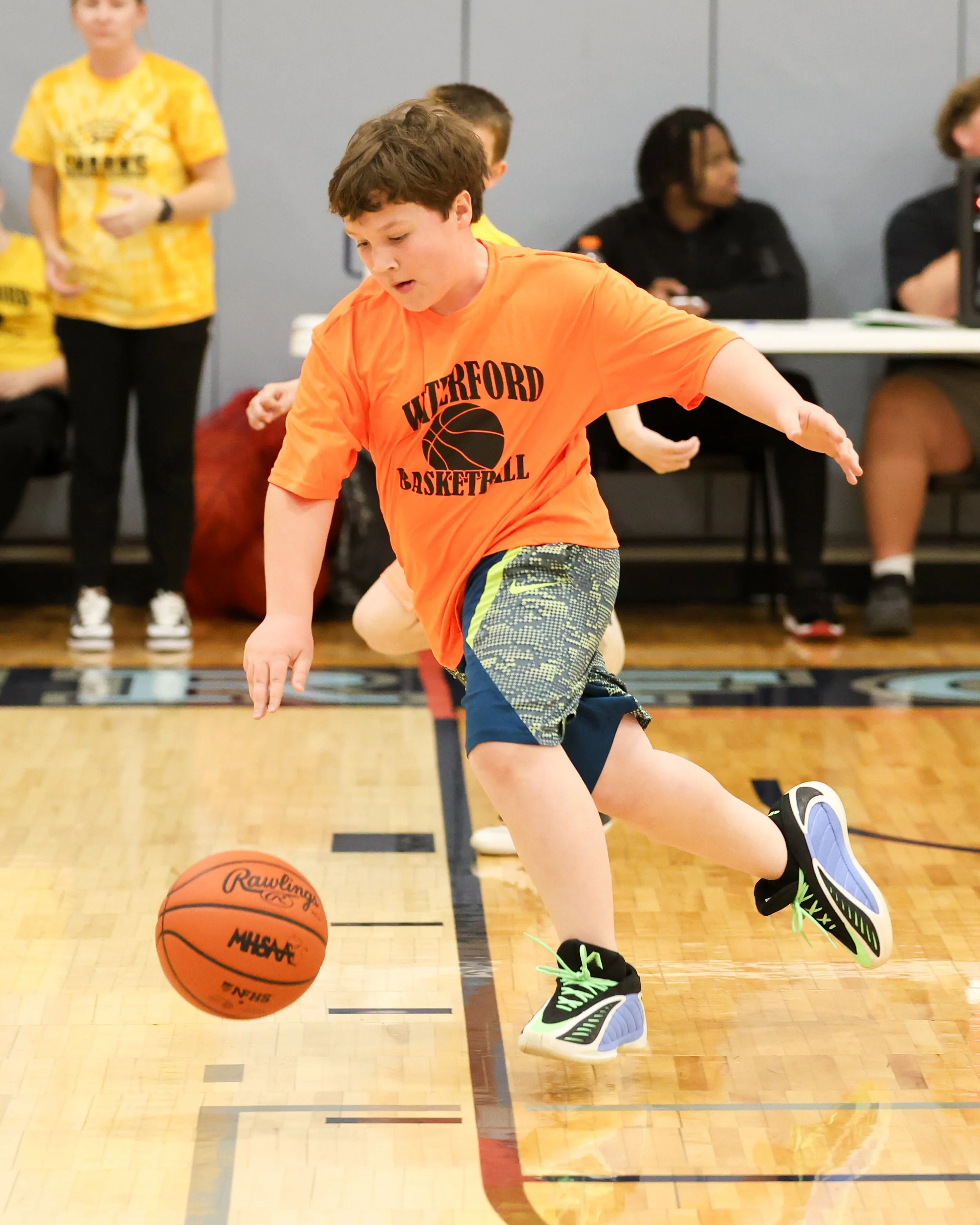 Knudsen boy dribbles the ball