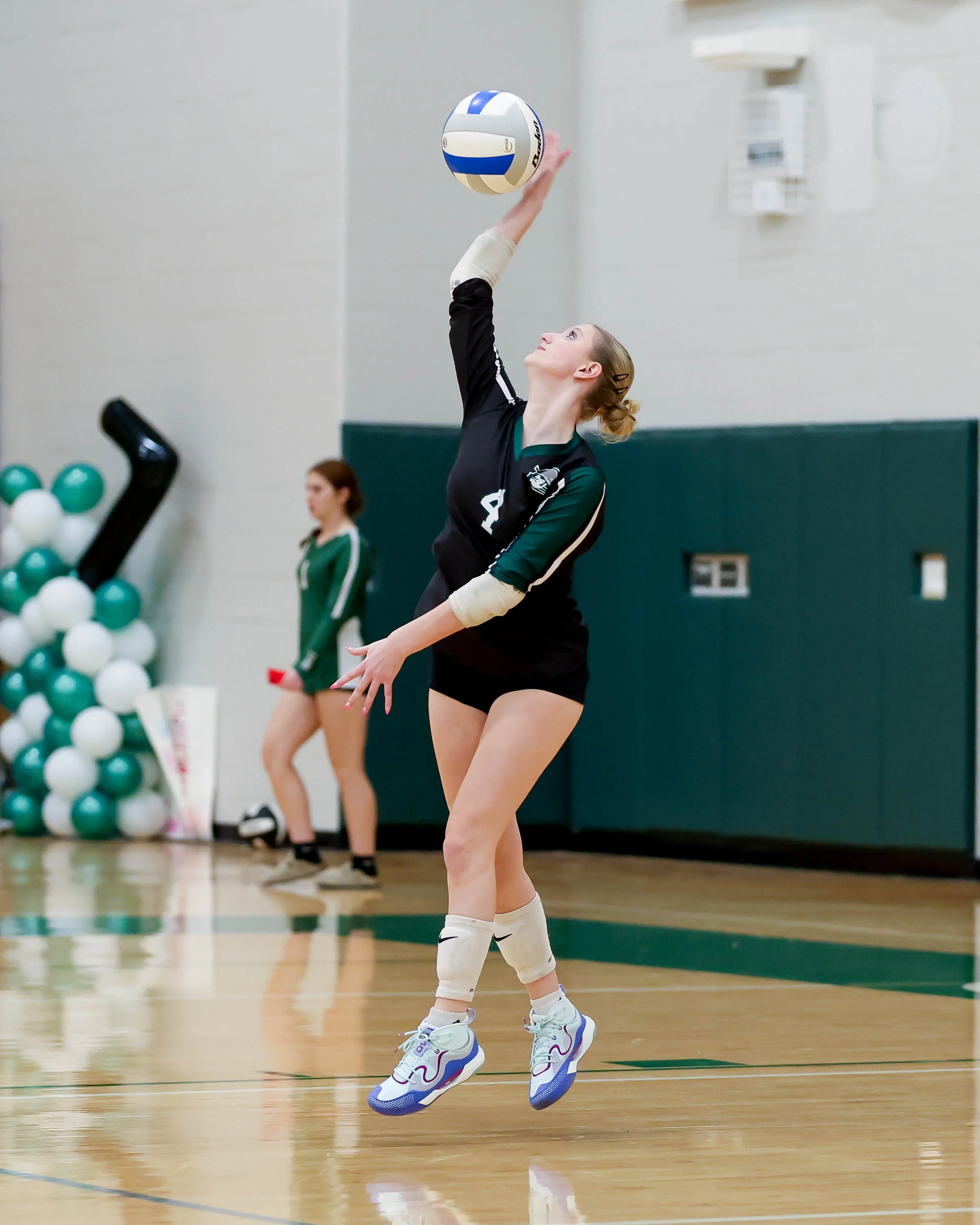 Kettering #serves the ball