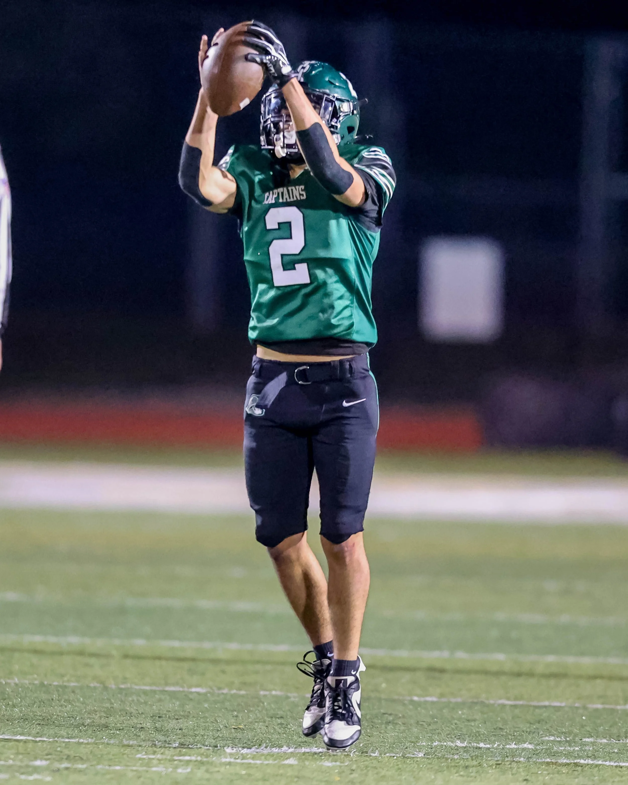 WK #2 catches the snap for a punt