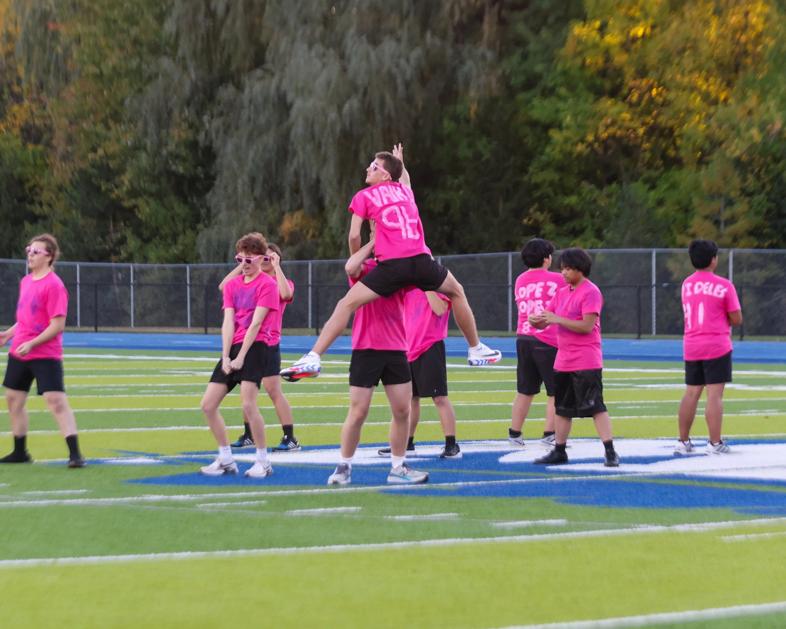 WM Cheerleaders at halftime