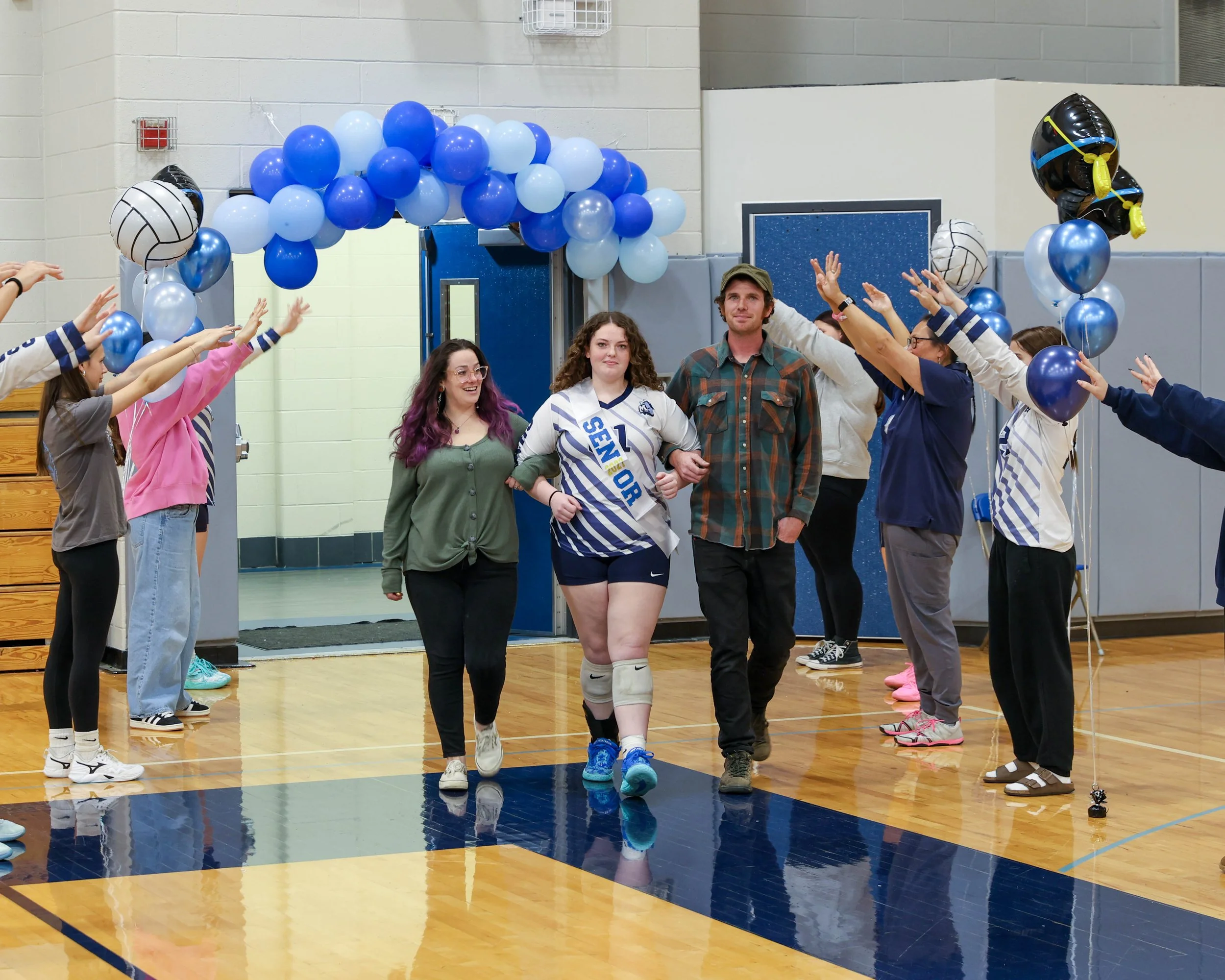 Senior Night walkout #31