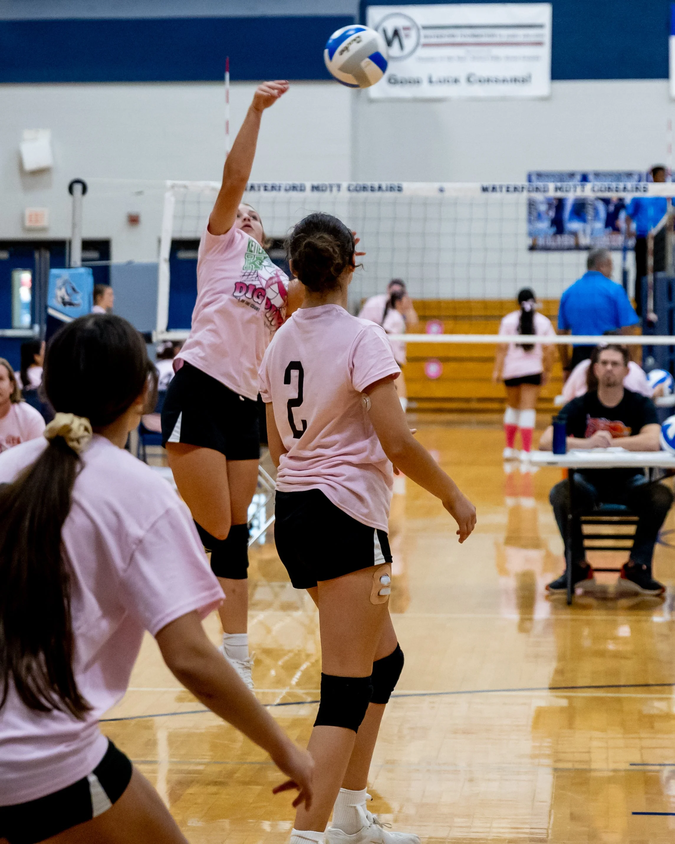 Firebird player hits the ball