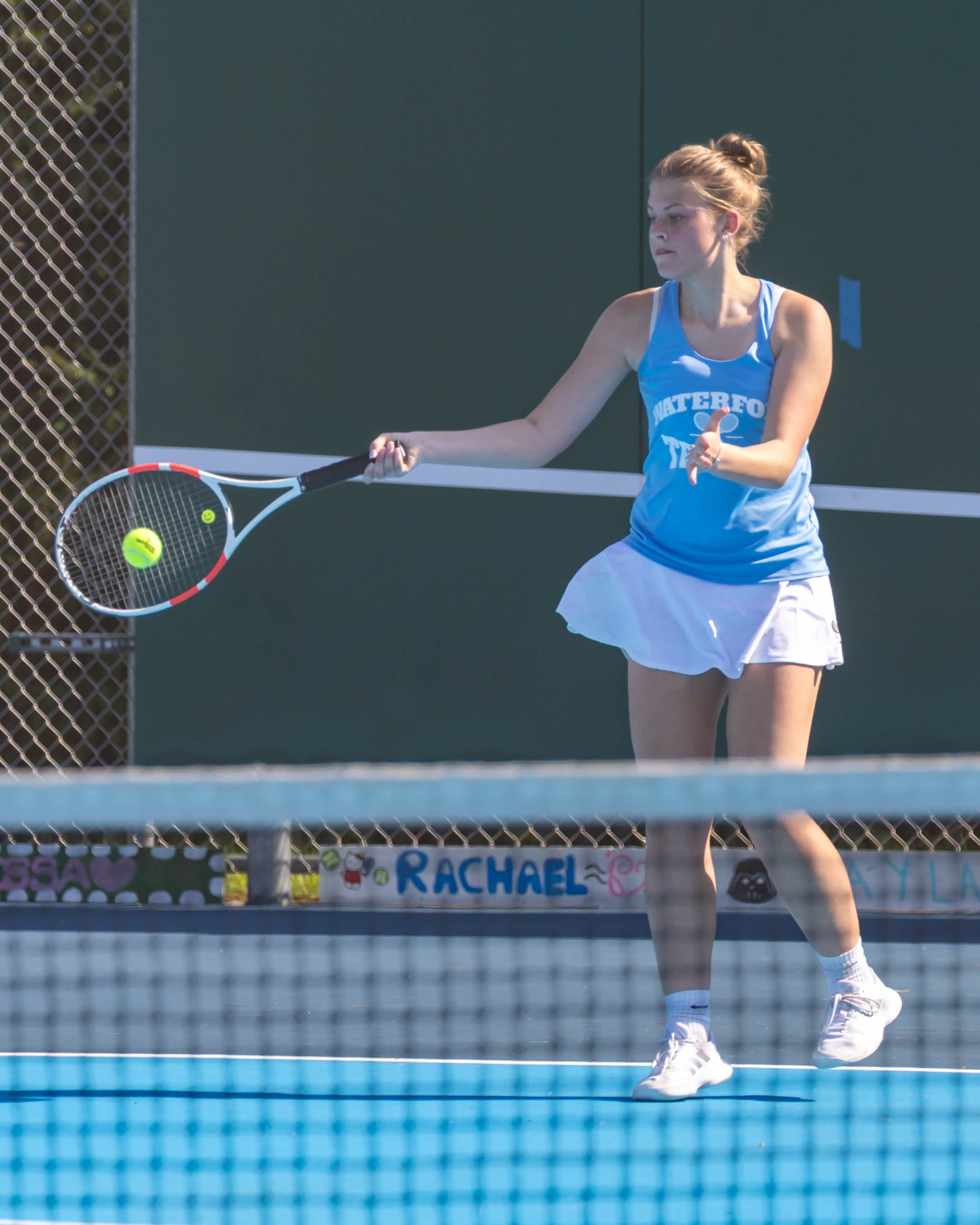 Waterford United player returns the ball