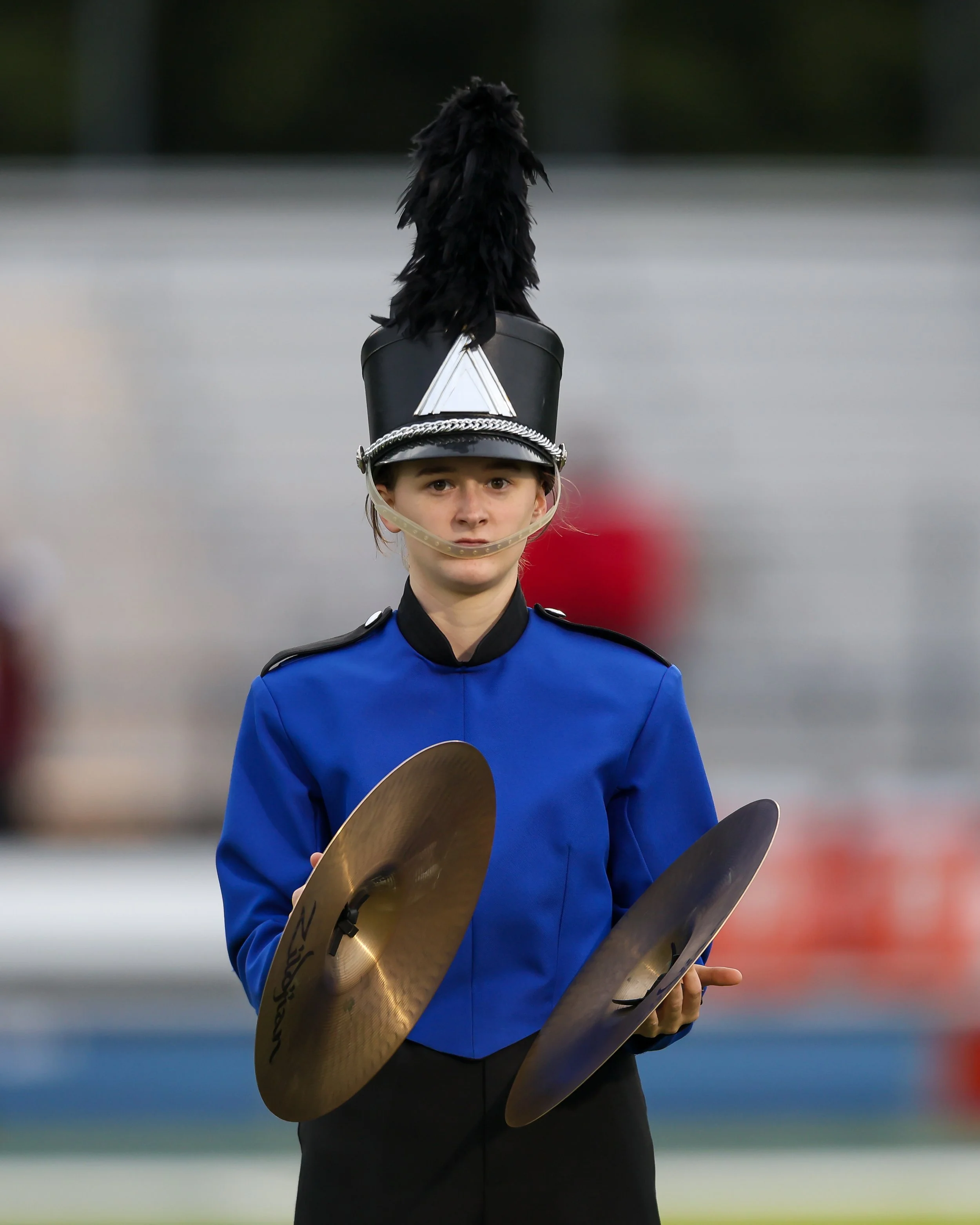 WM Marching Band cymbal player