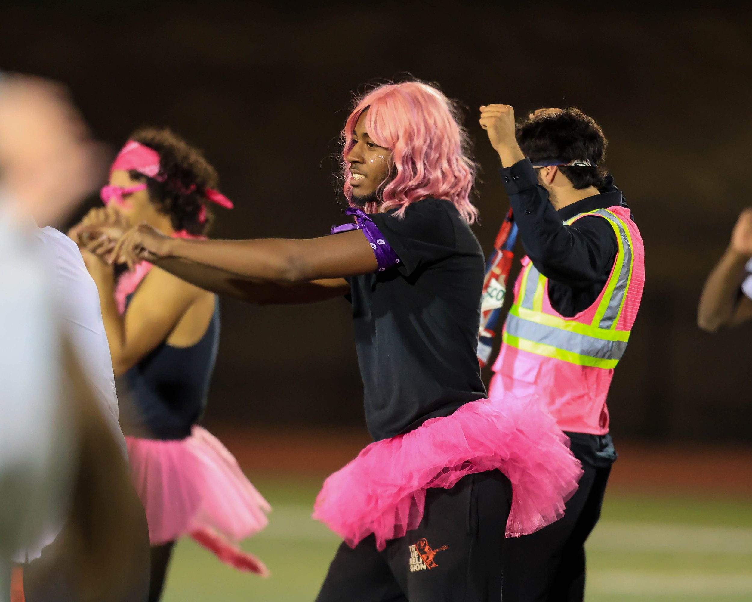 Dance team members