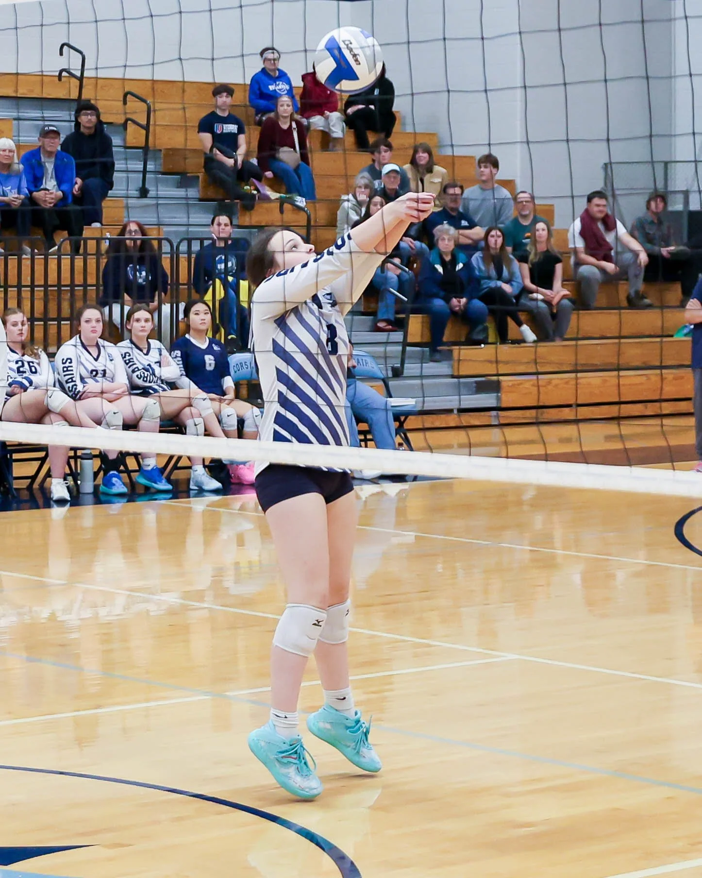 Mott #8 hits the ball