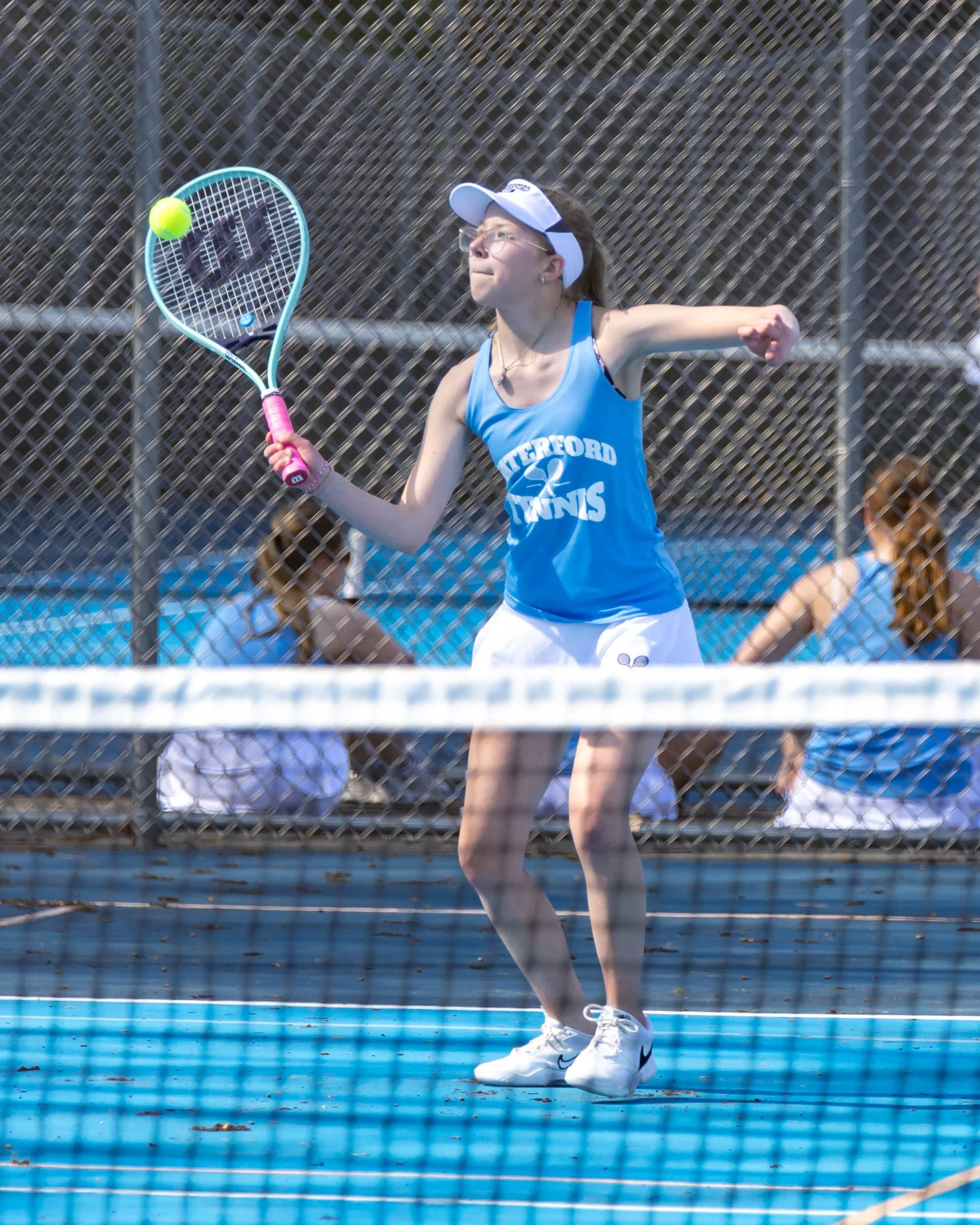 Waterford United player returns the ball