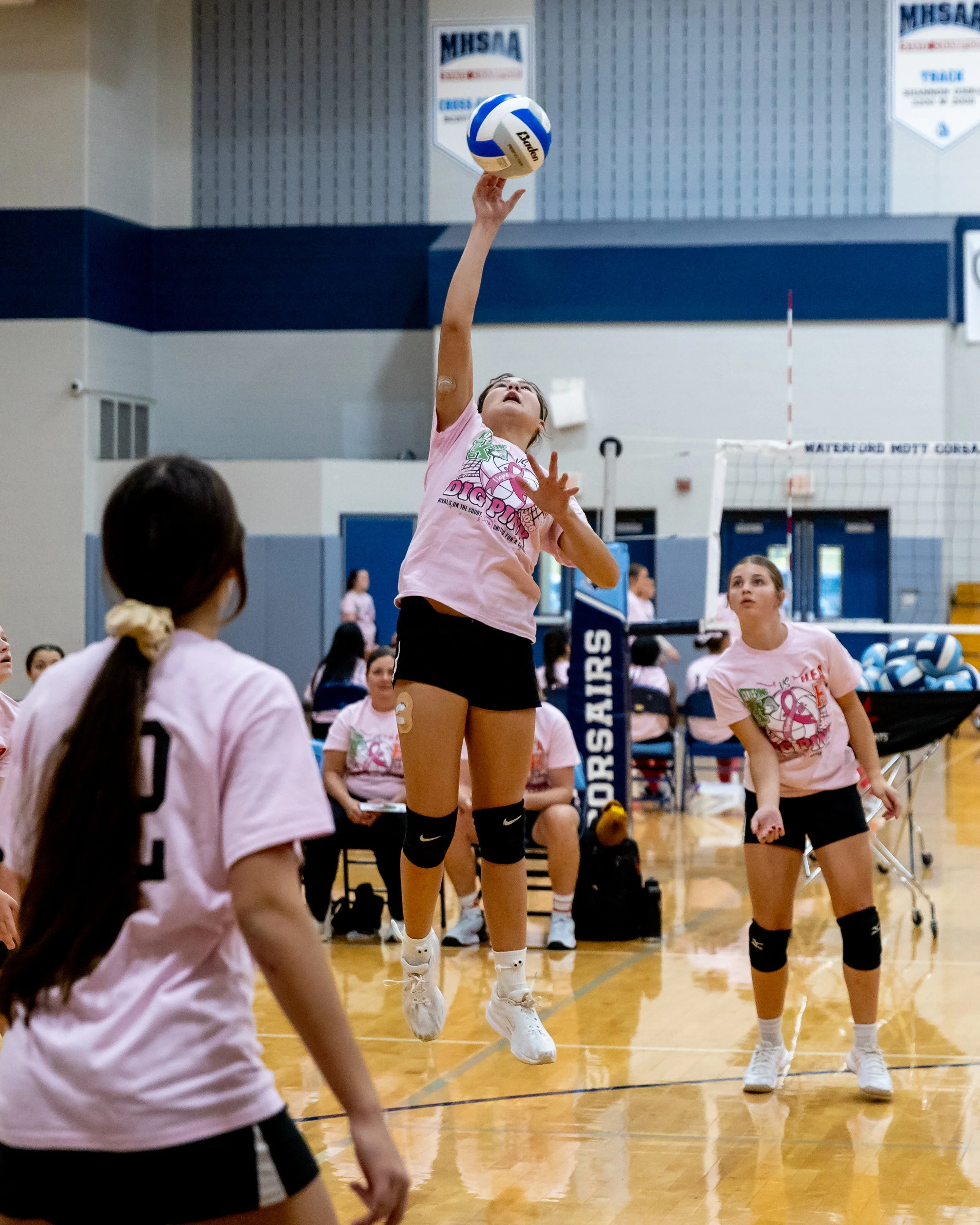 Firebird player hits the ball