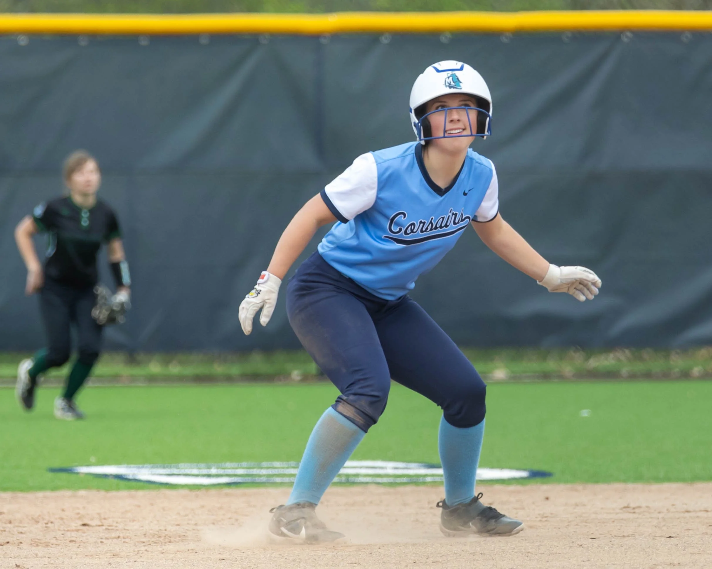 Mott runner on second base
