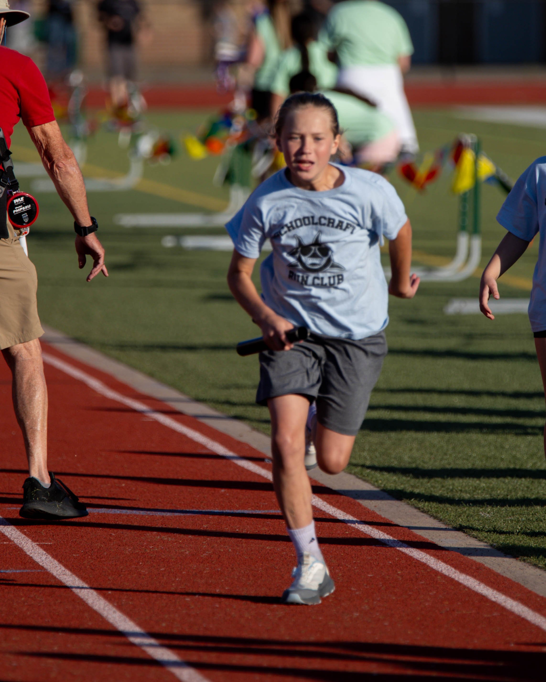 Beaumont runner after the exchange