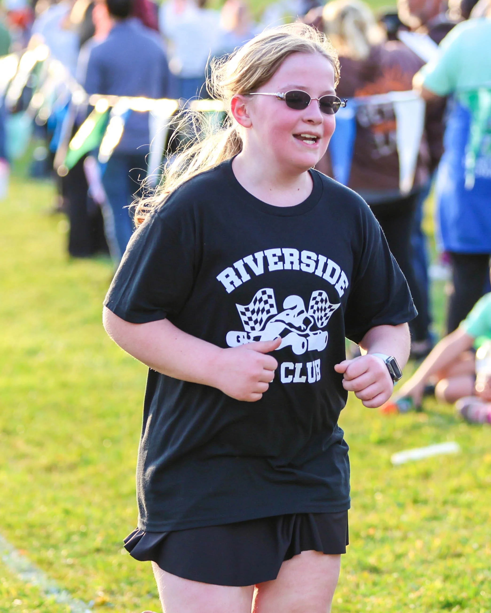 Riverside girl runner