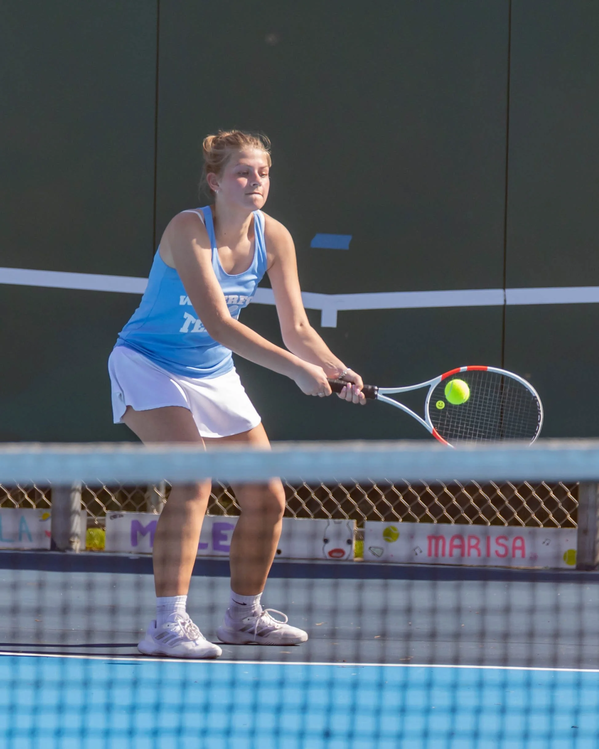 Waterford United player returns the ball