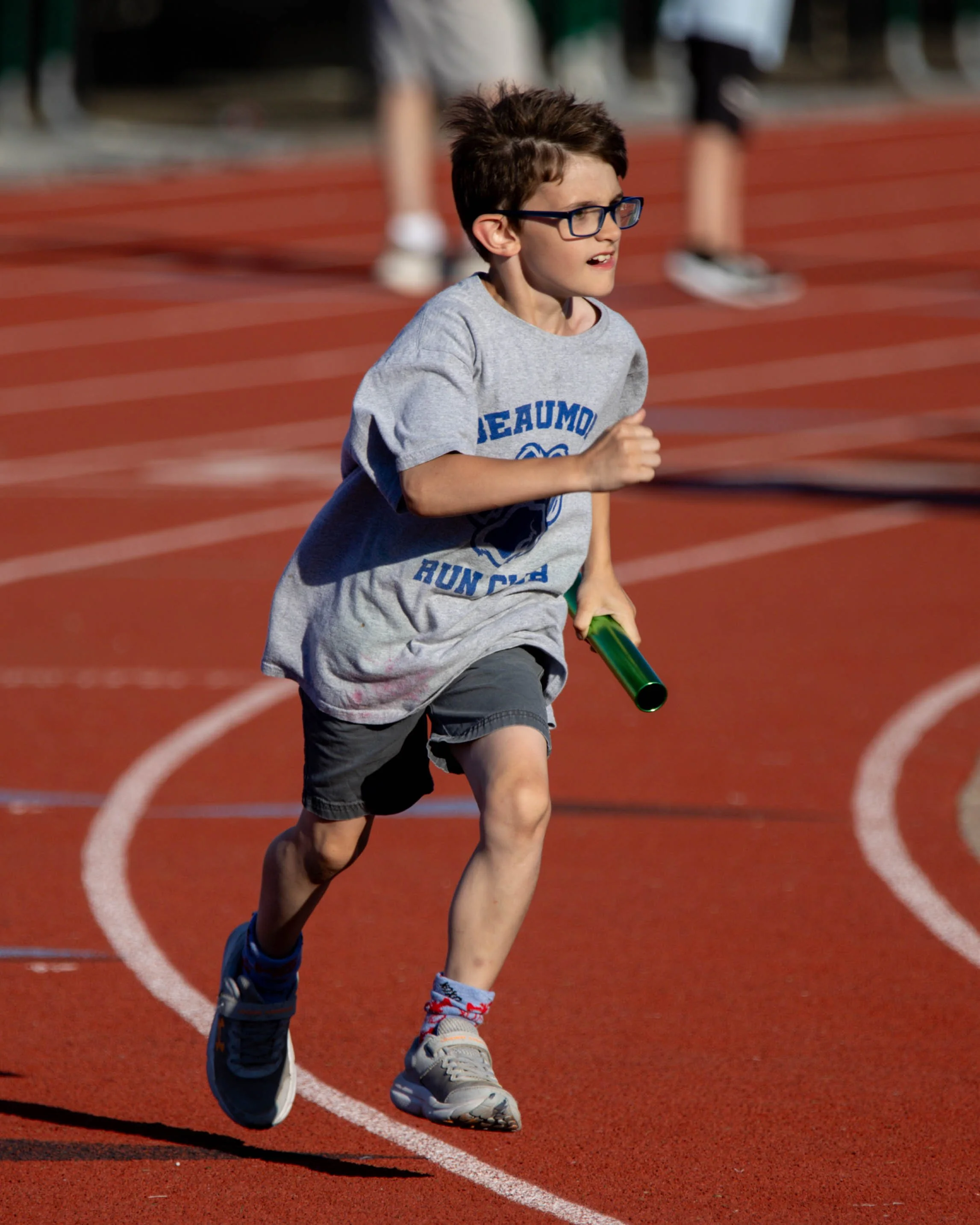 Beaumont runner after the exchange