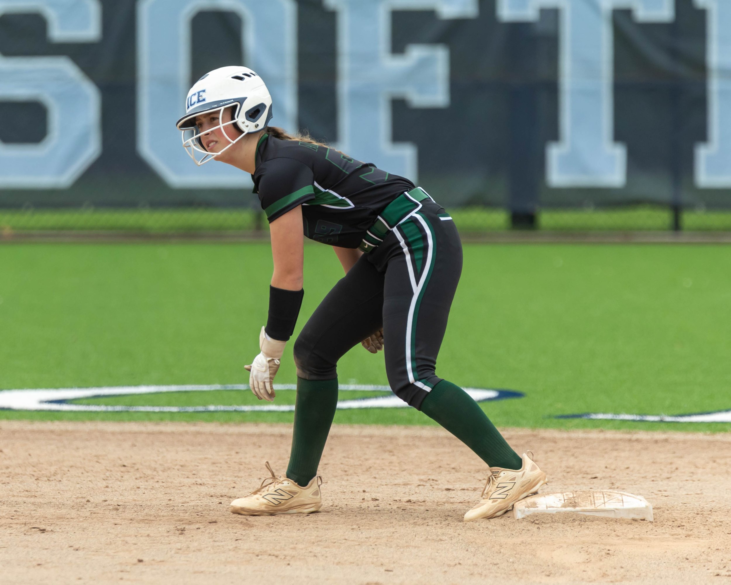 Kettering player on second base
