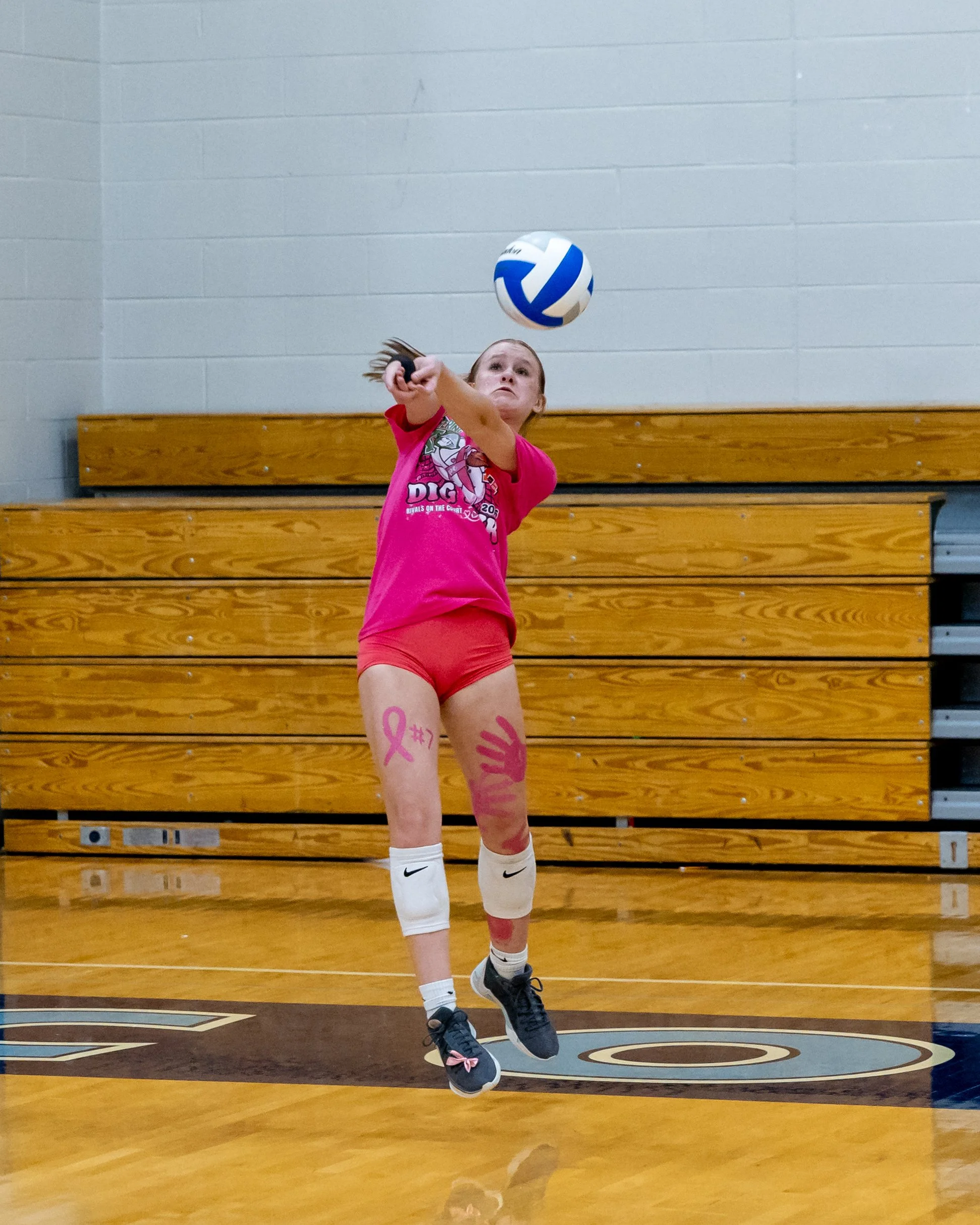 Firebird player hits the ball