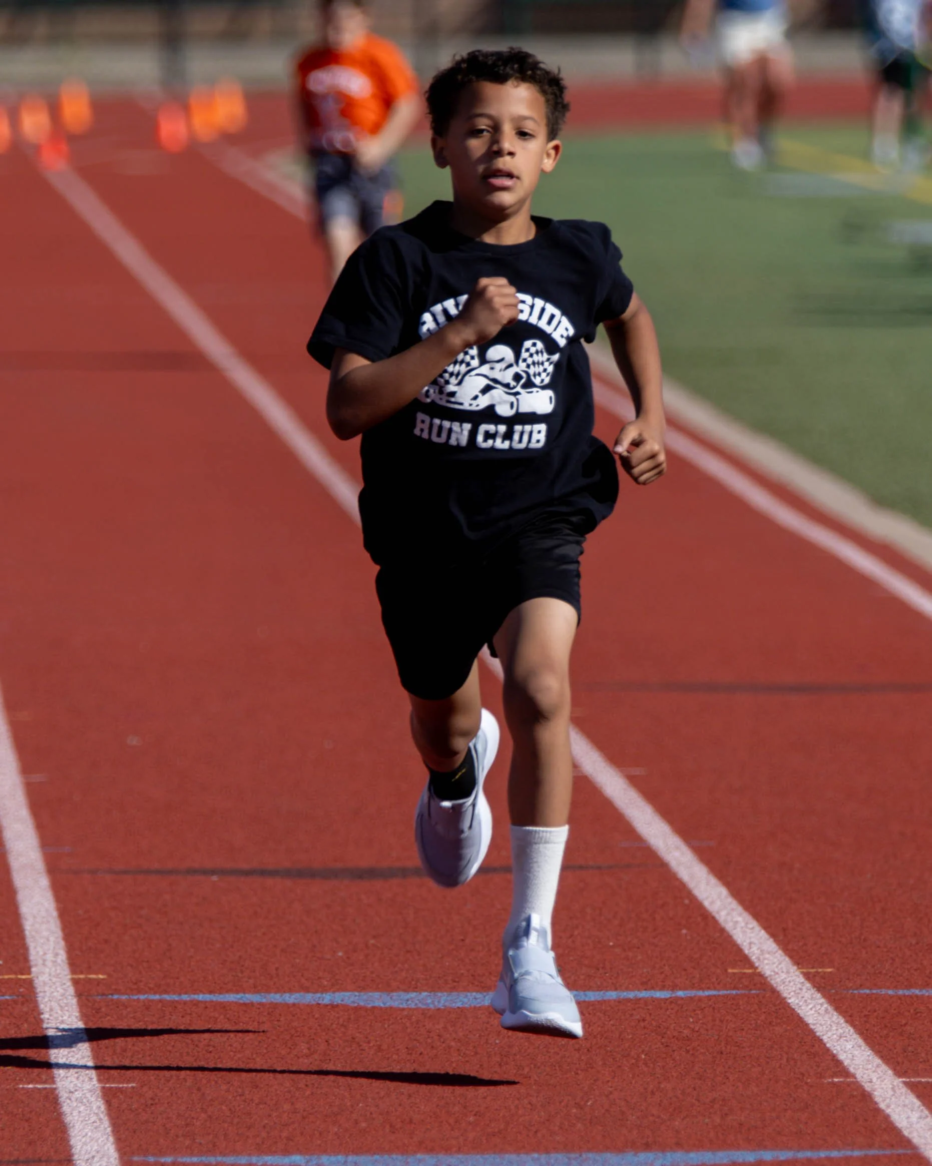 Riverside runner finishes the race