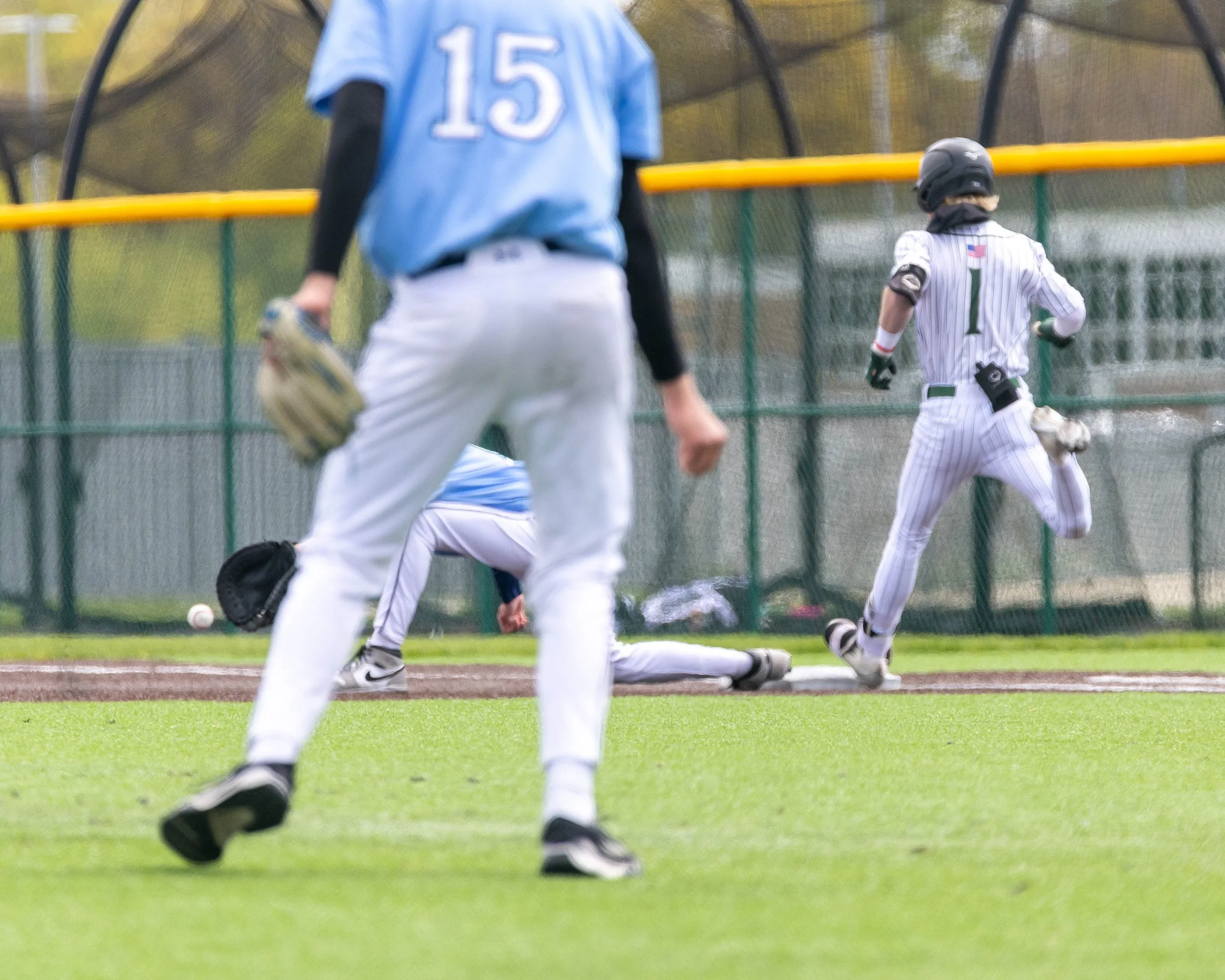 Kettering # 1 out at 1st base