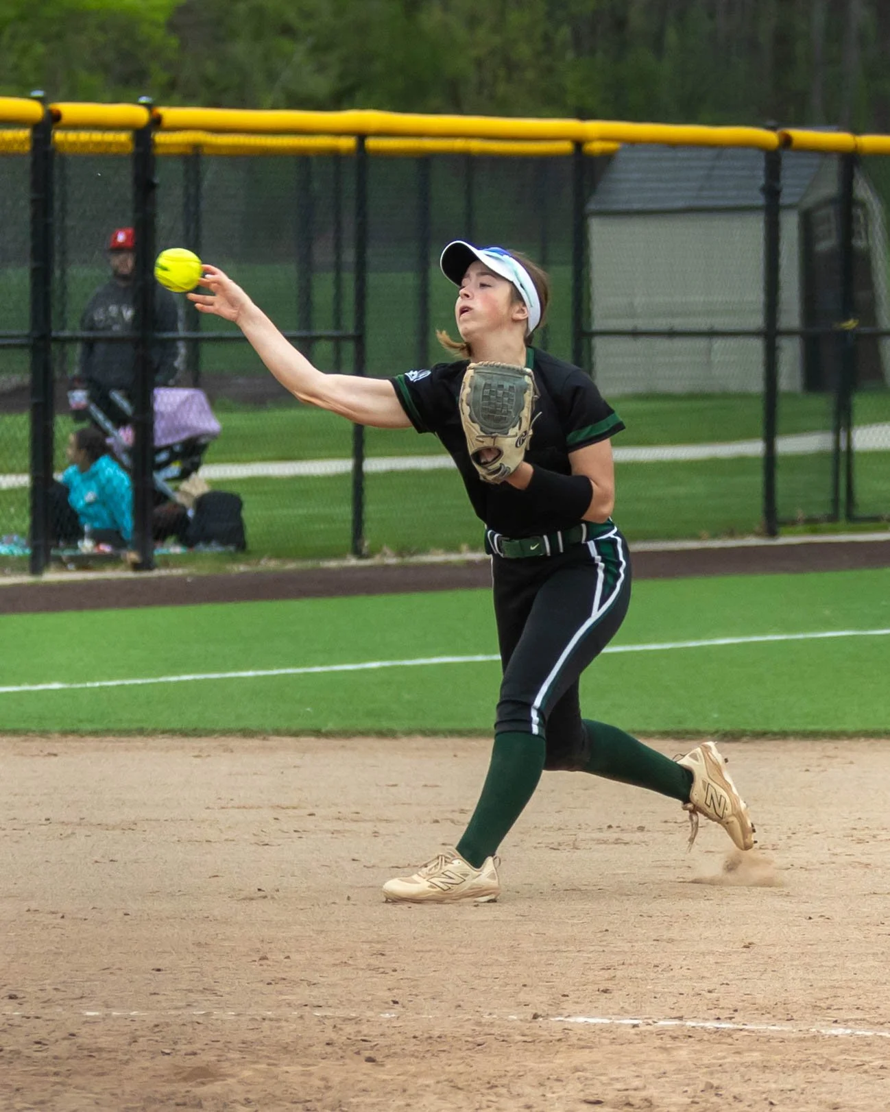 Kettering short stop throws home