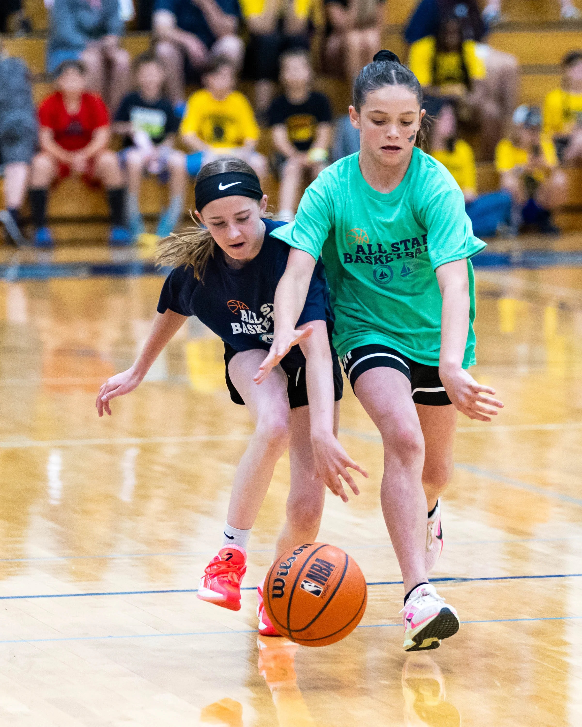 North and South girls after the basketball