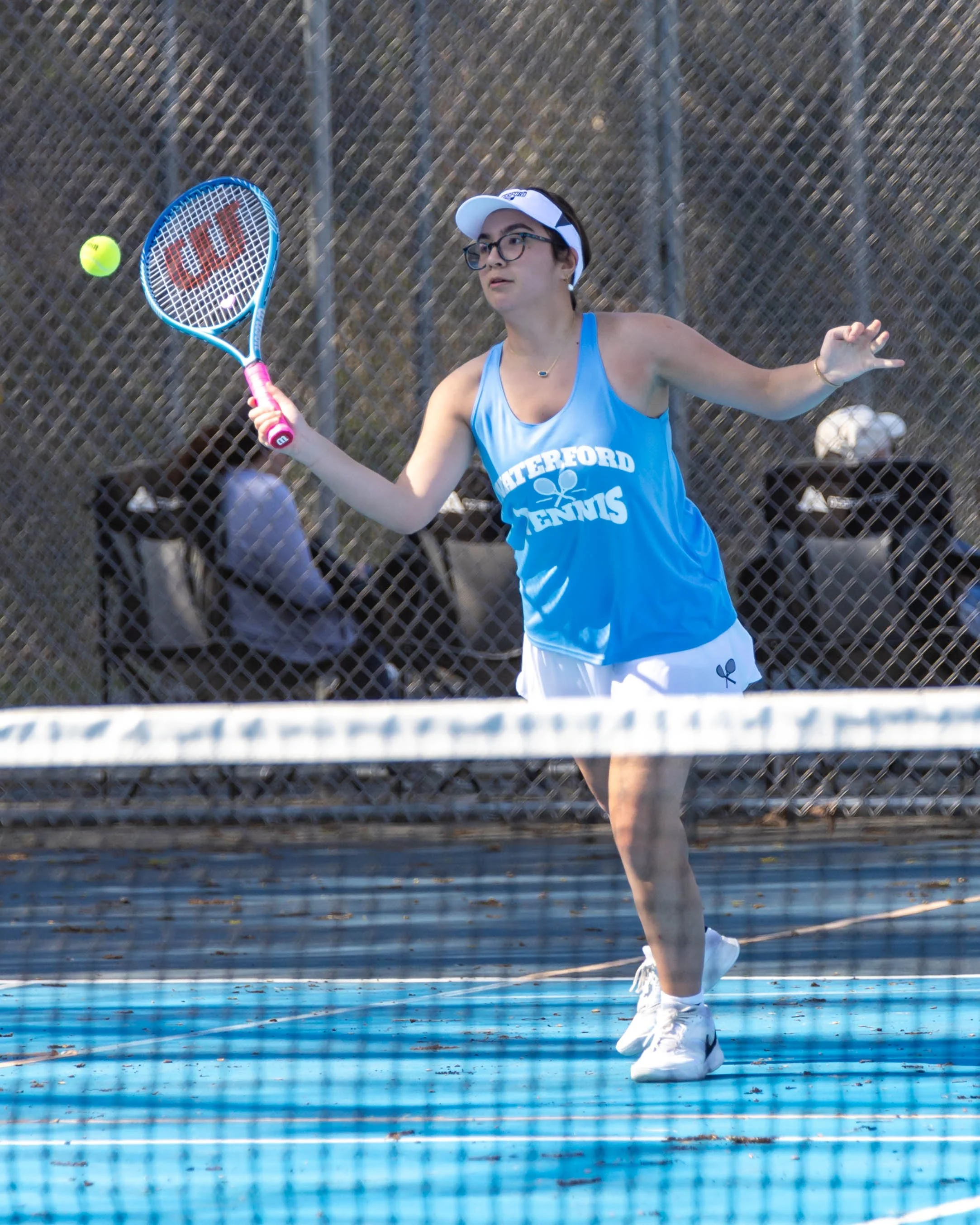 Waterford United player returns the ball