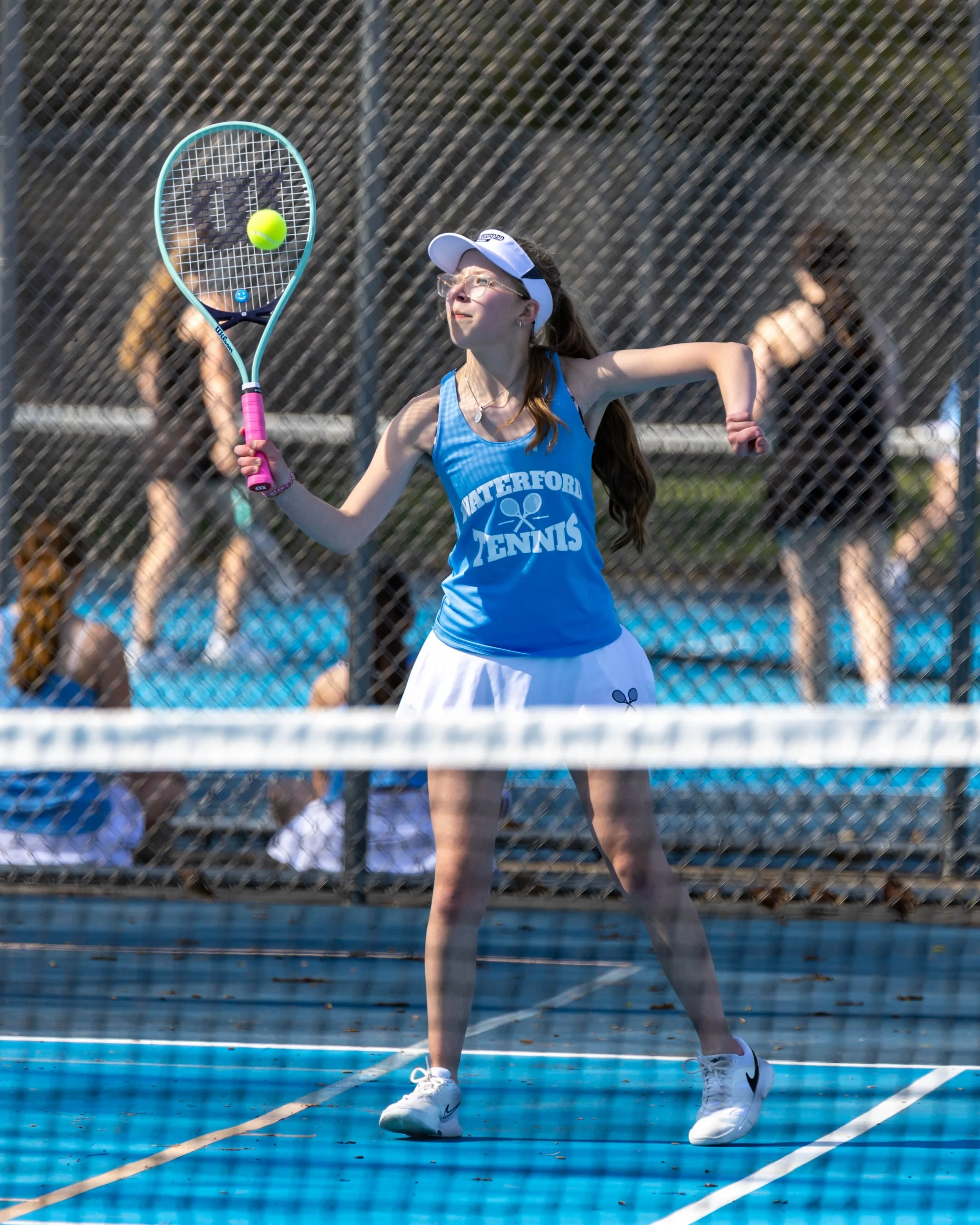 Waterford United player returns the ball
