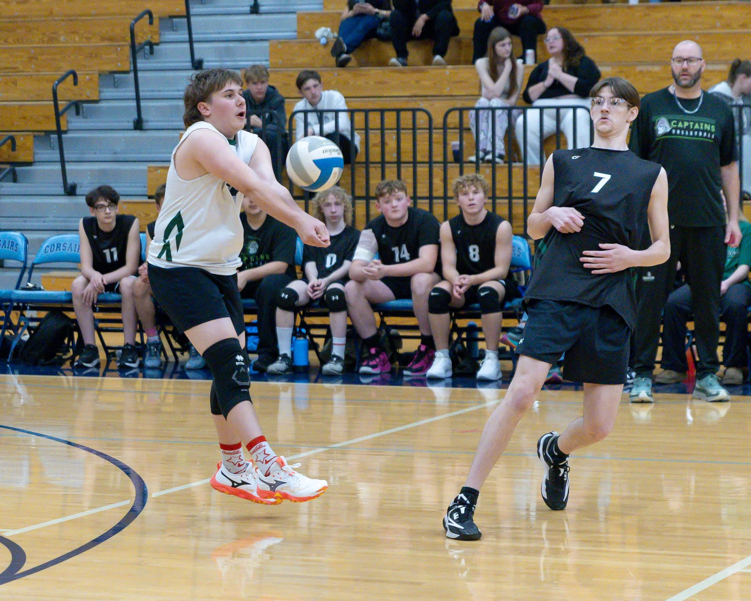 Kettering #23 hits the ball