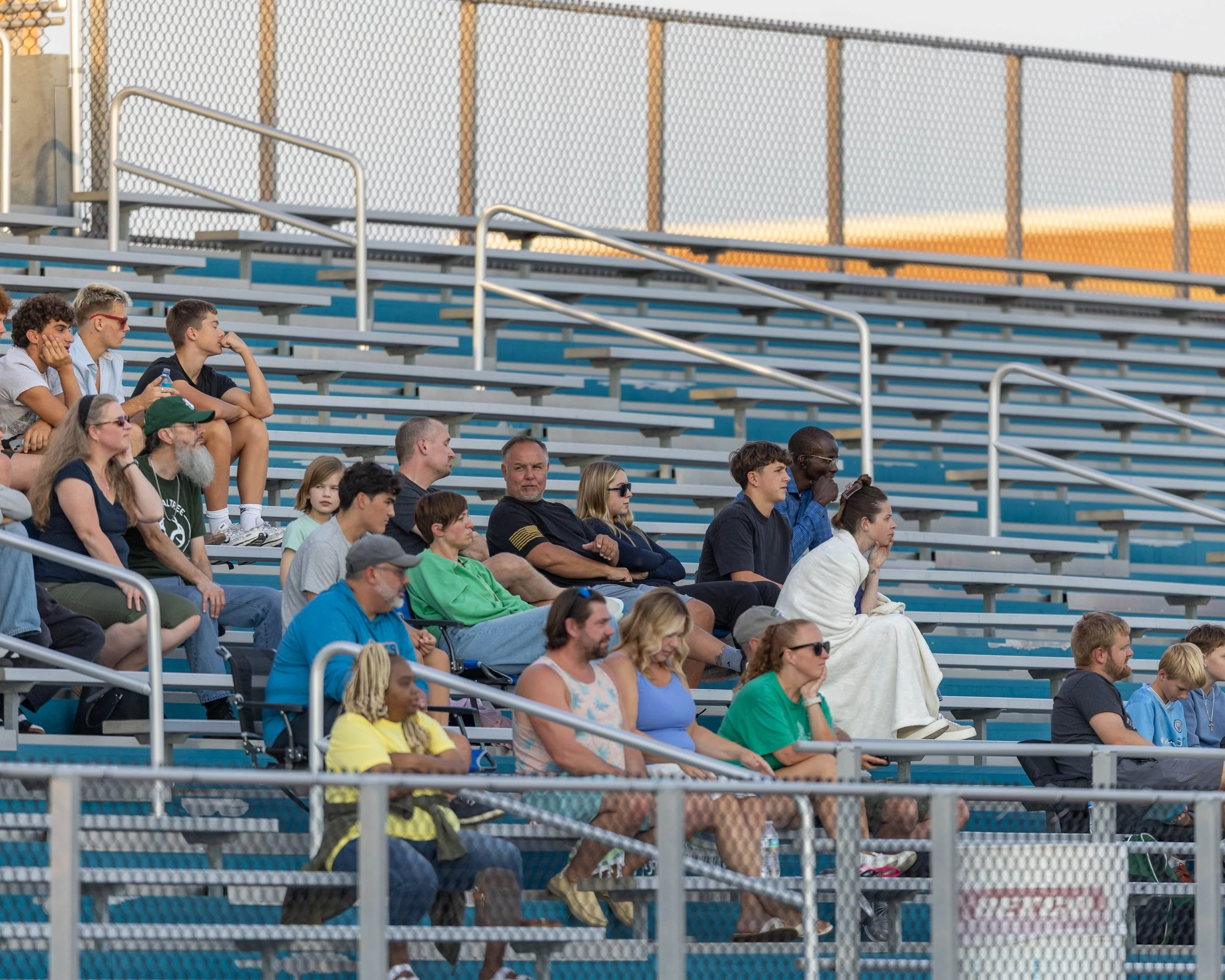Home fans in the stands