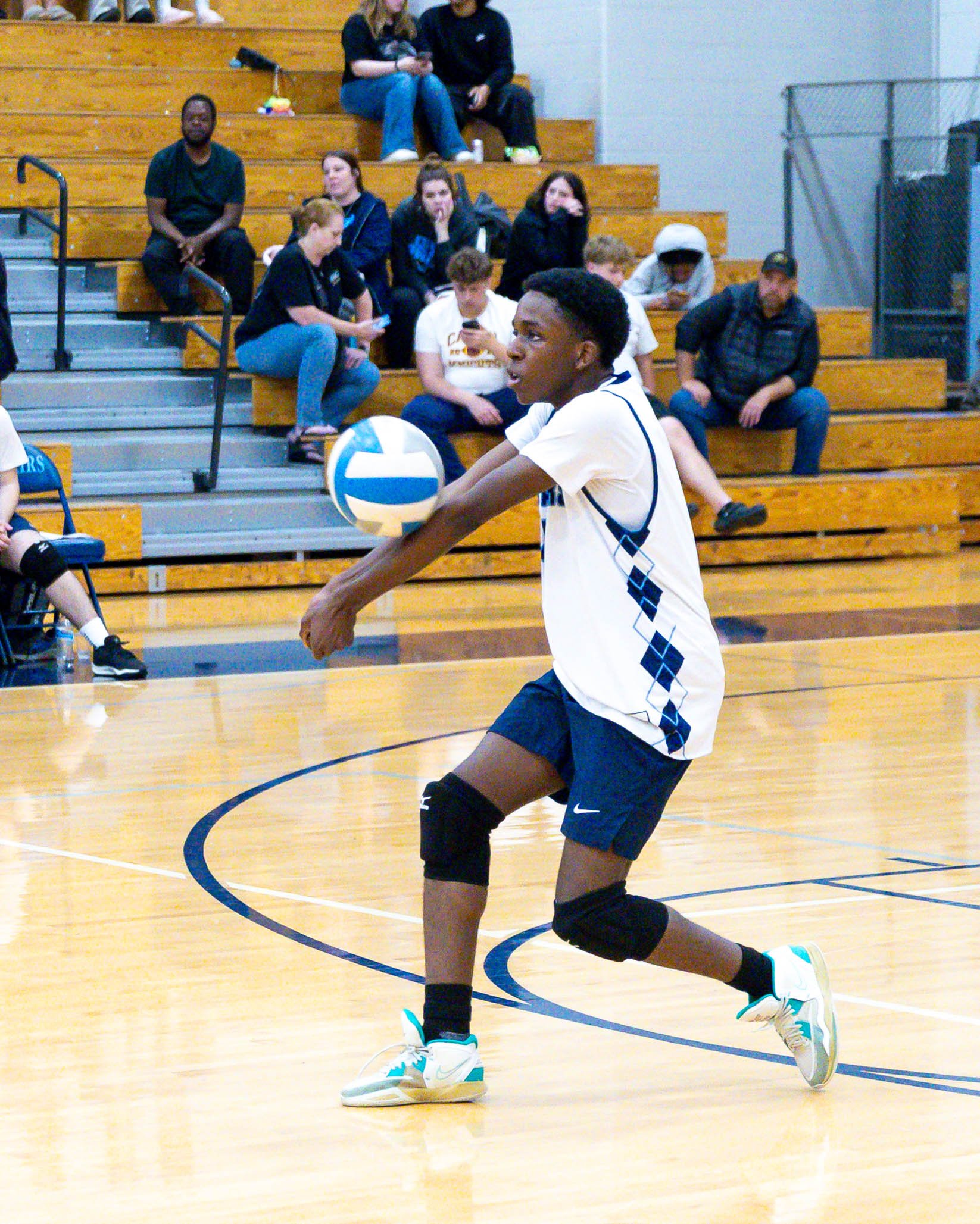 Mott #4 hits the ball