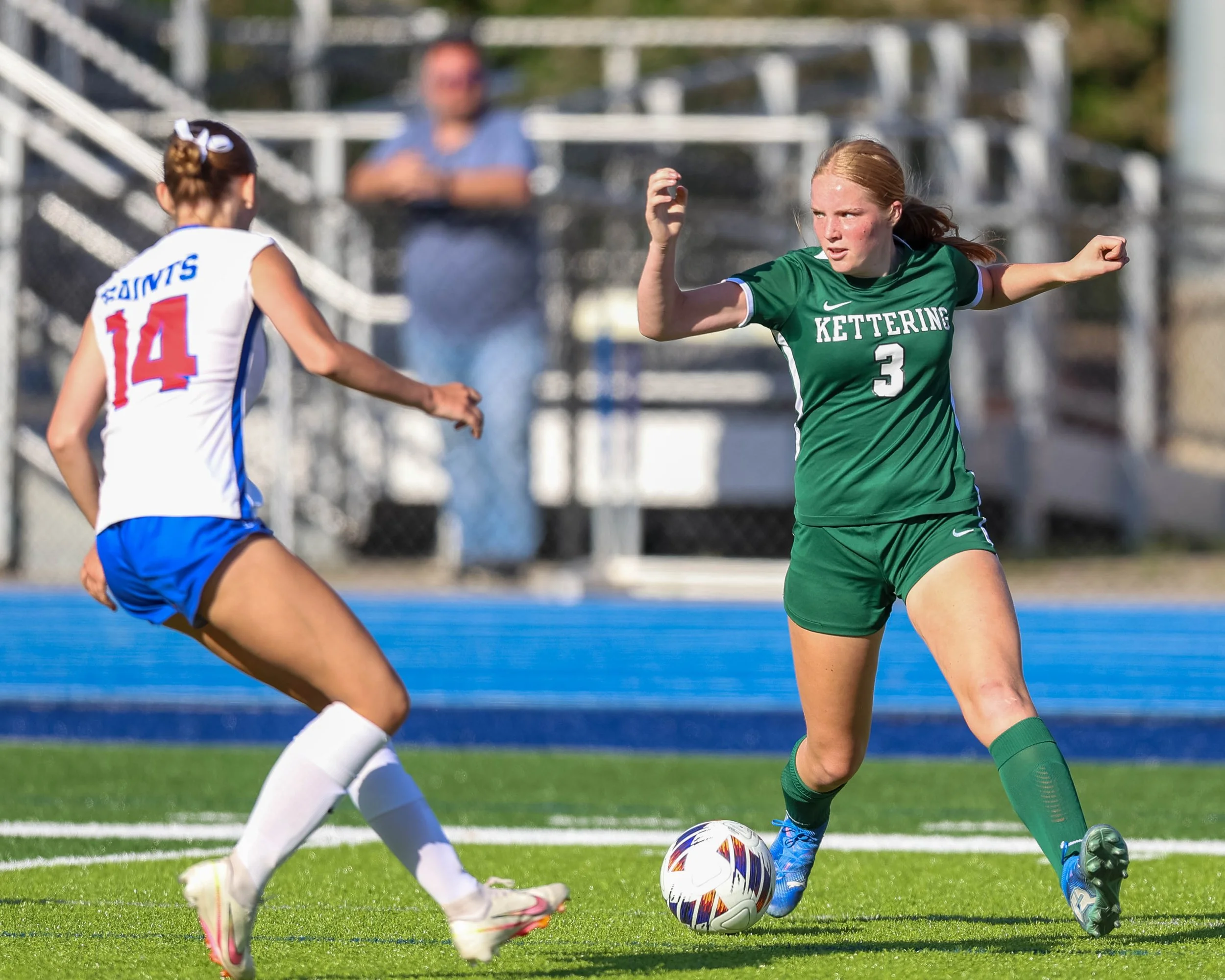 #3 with the ball