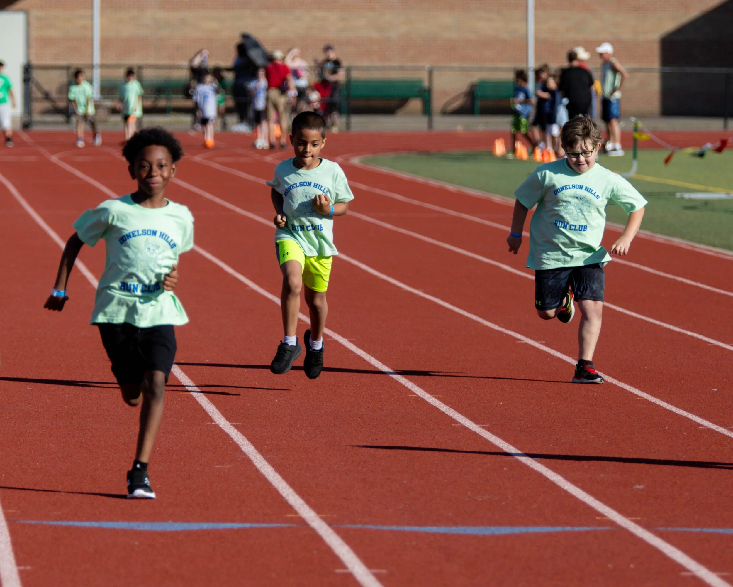 Donelson Hills boys finish the race