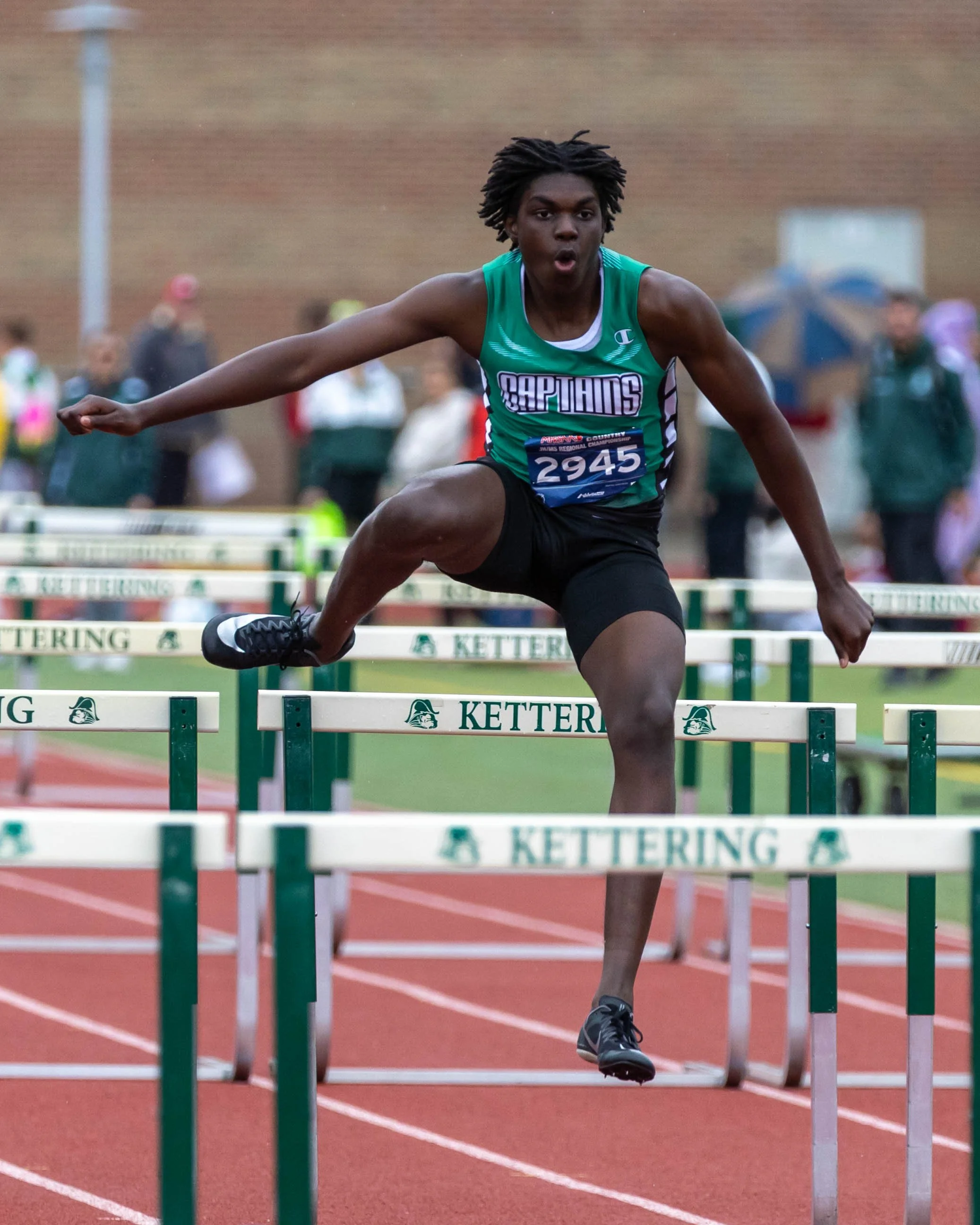 Kettering #2945 over the hurdles 