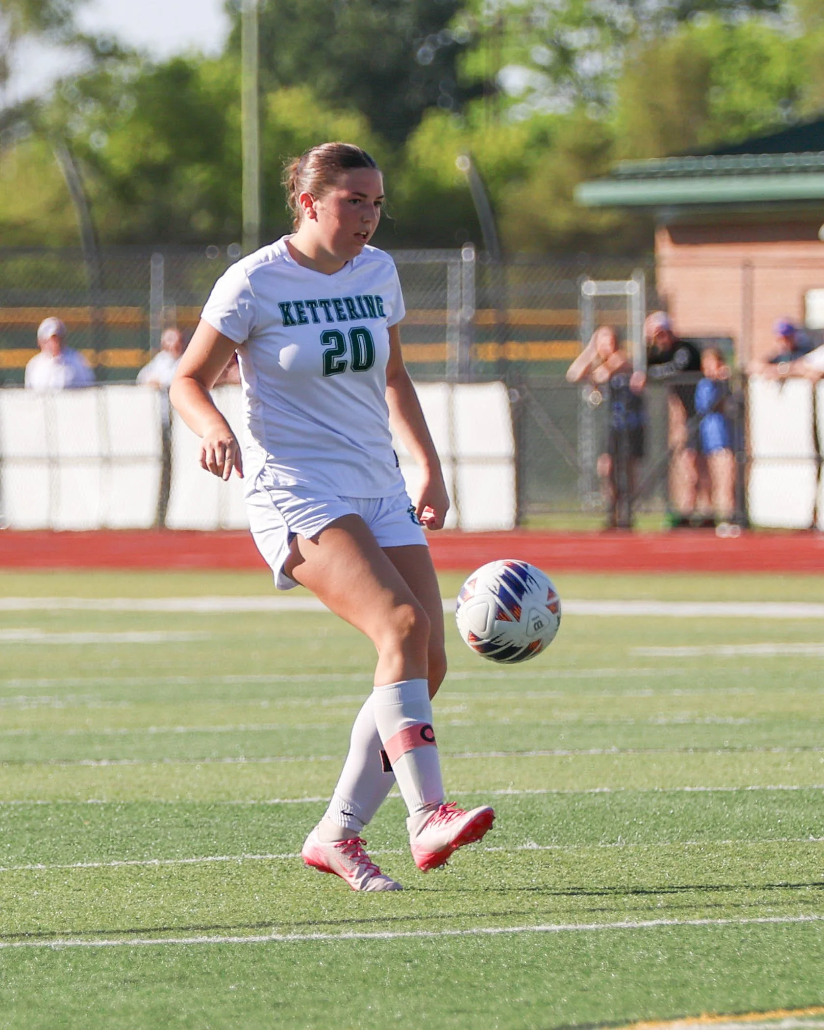#20 with the ball